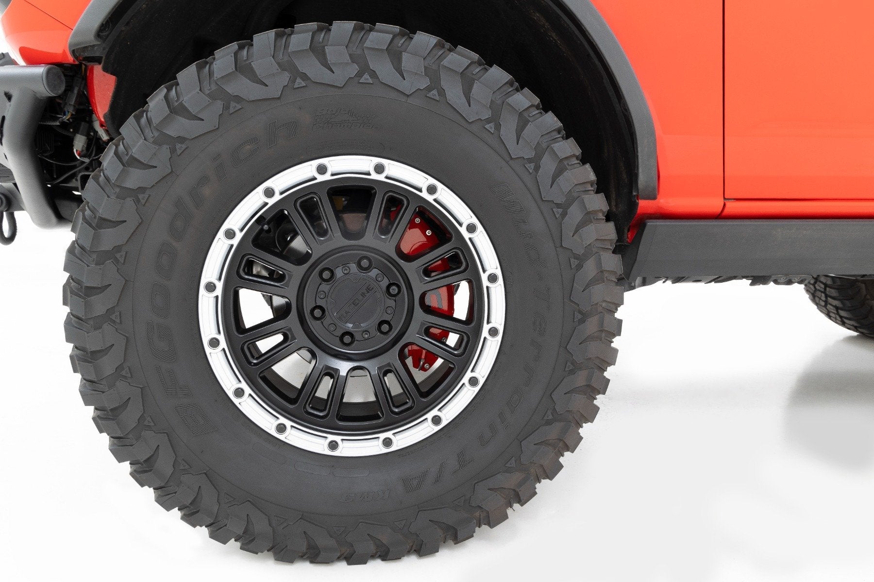 Rough Country Caliper Cover Red Ford Bronco 4WD 21-23 71151