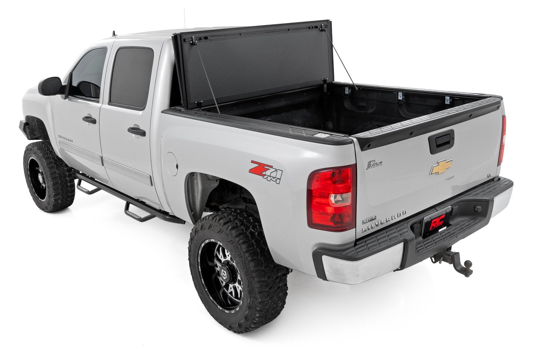 Tri-Fold Flip Bed Cover Tonneau 5'9" Bed Chevy/GMC 1500 07-14 -6