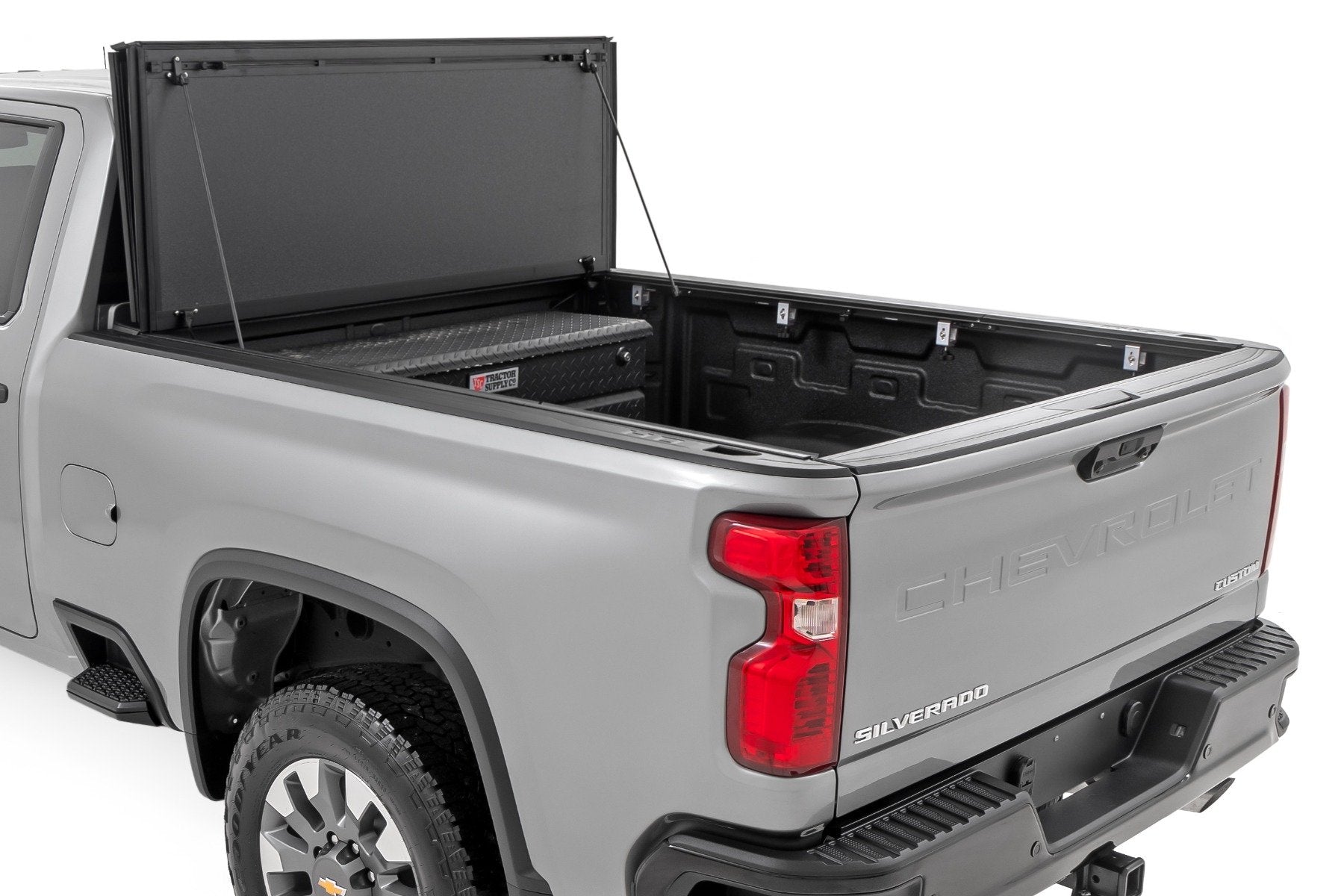 Rough Country Hard Tri-Fold Flip Up Bed Cover 6'9" Bed Chevy/GMC 2500HD 20-24 49120651