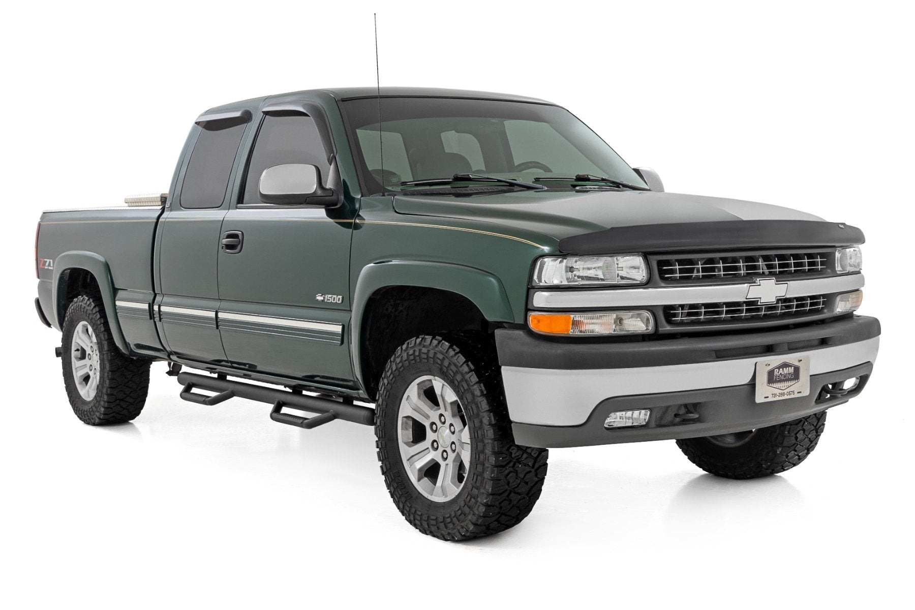 Rough Country Nerf Steps | Cab Length | Chevy/GMC 1500 2WD/4WD (99-06 & Classic) RCC9989QCB