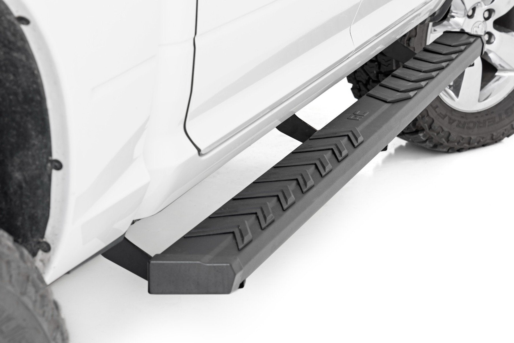 Rough Country BA2 Running Board | Side Step Bars | for Ram 1500/2500/3500 2WD/4WD (2010-2025 & Classic) 41003A