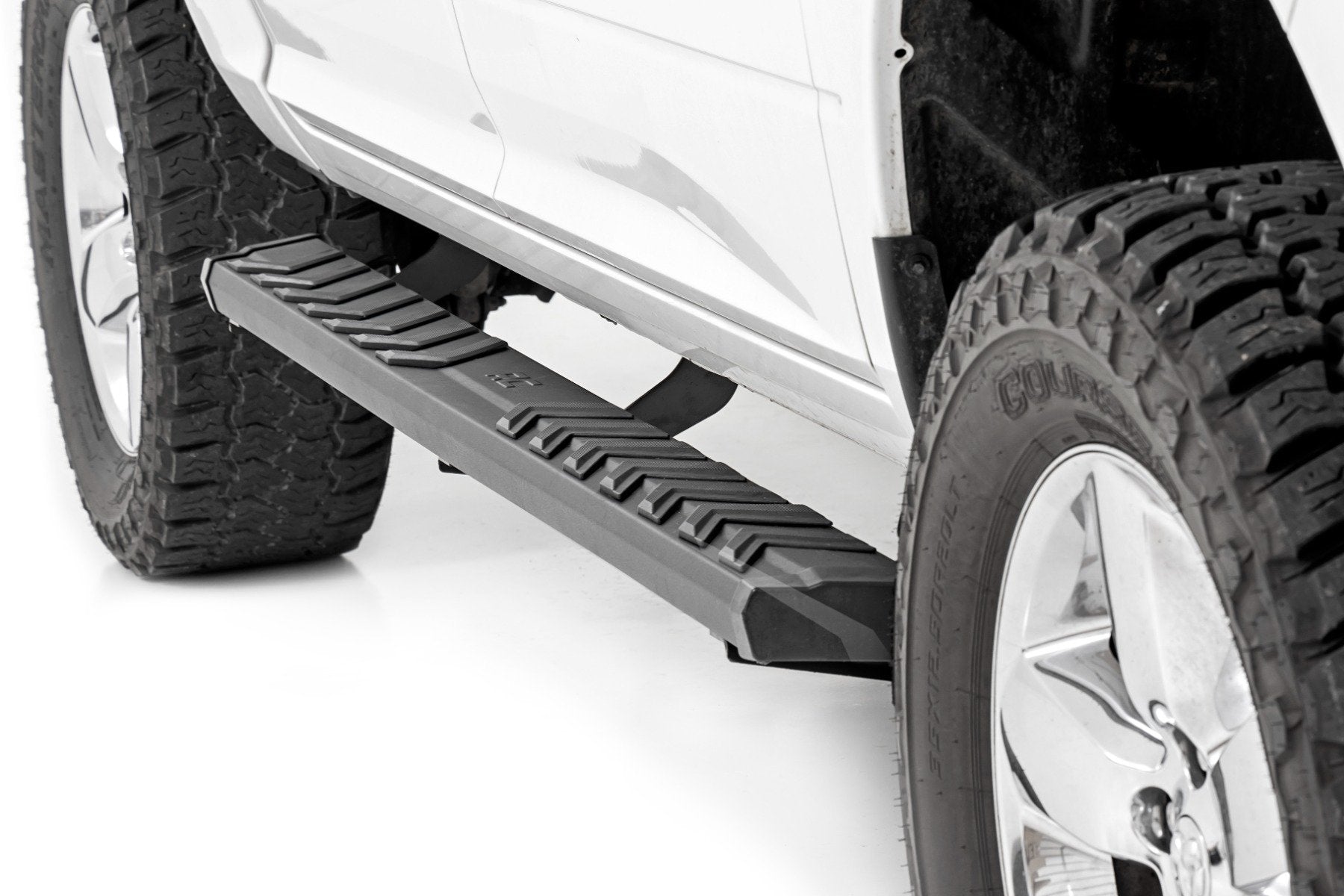 Rough Country BA2 Running Board | Side Step Bars | for Ram 1500/2500/3500 2WD/4WD (2010-2025 & Classic) 41003A