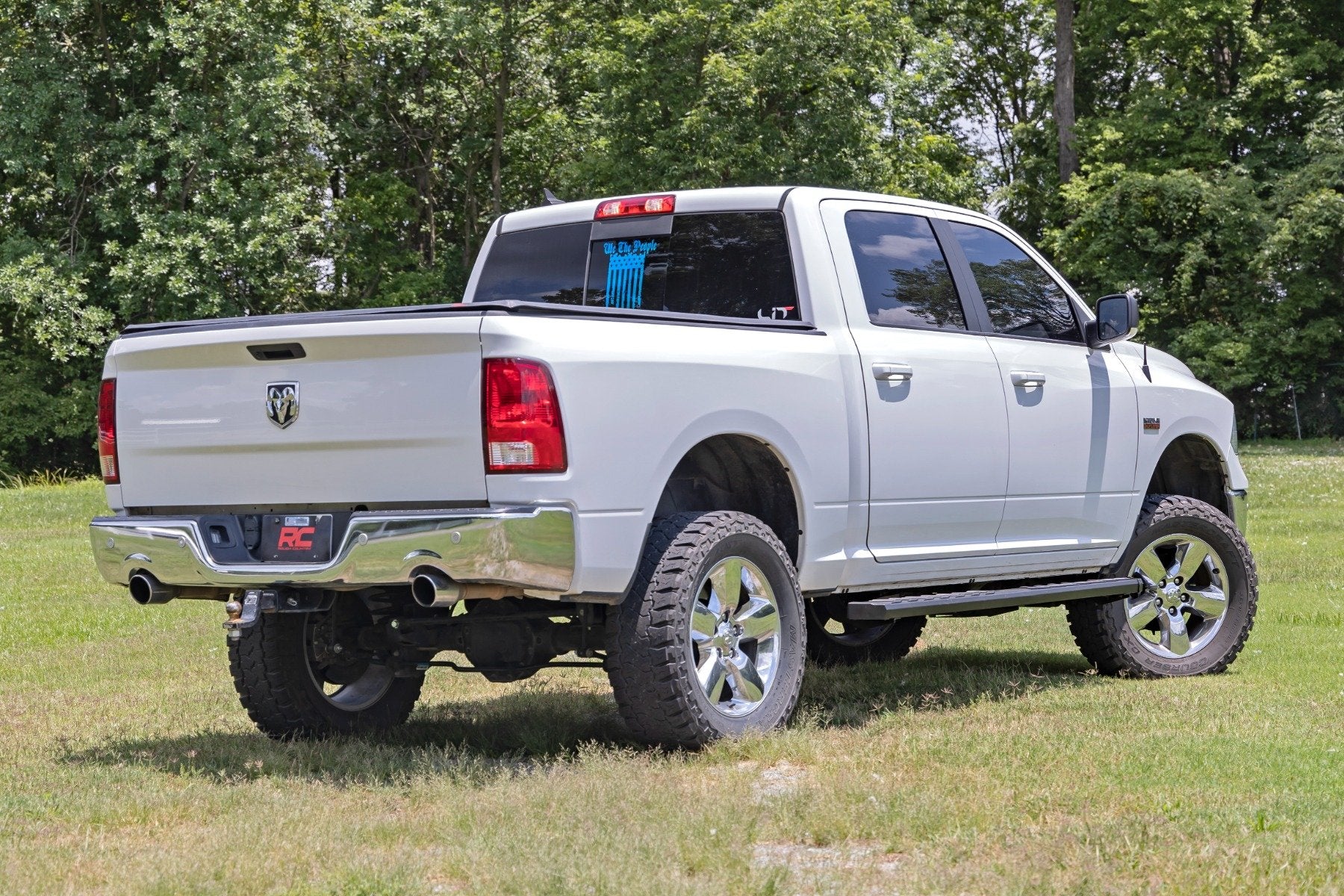 Rough Country BA2 Running Board | Side Step Bars | for Ram 1500/2500/3500 2WD/4WD (2010-2025 & Classic) 41003A