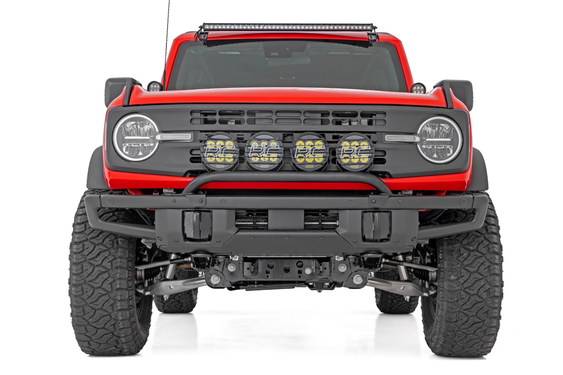 Rough Country Light Mount 6.5" LED Quad OE Modular Steel for Ford Bronco 21-25 51137