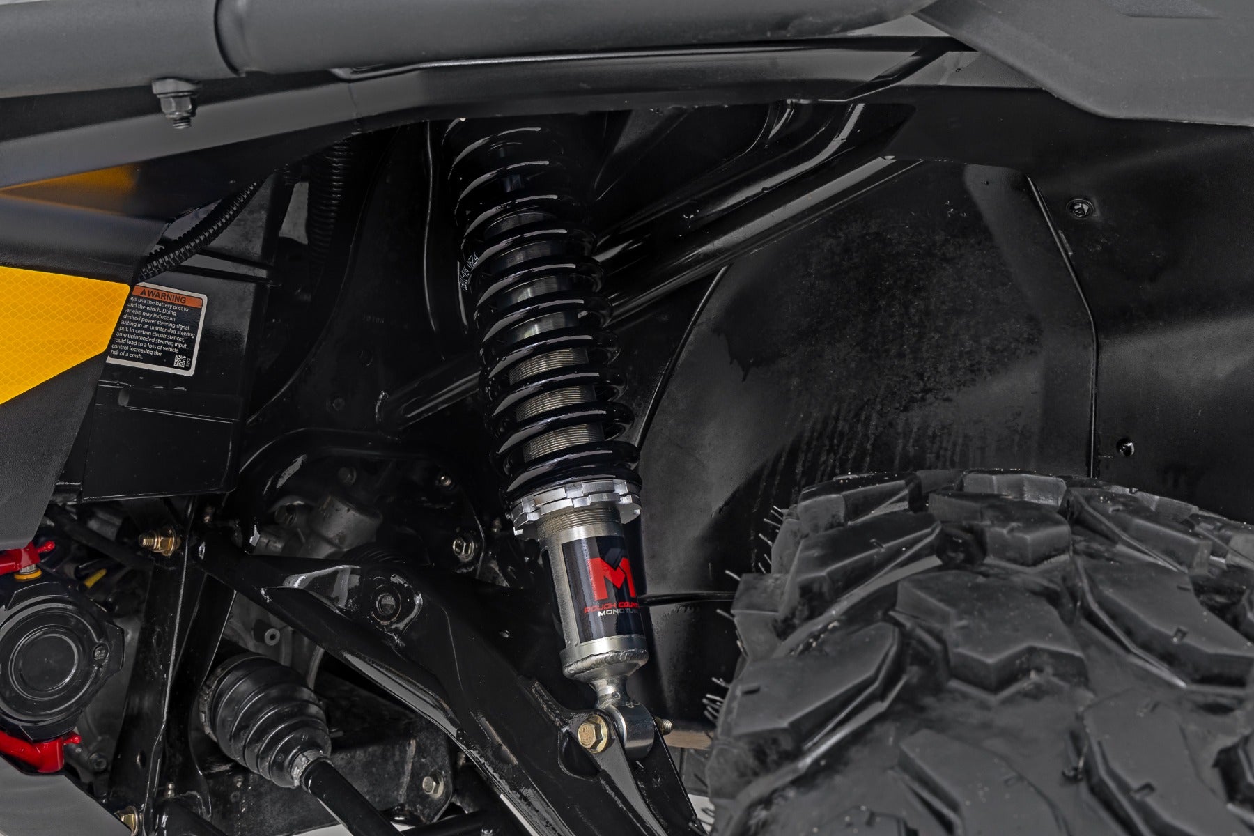 Rough Country M1 Front Coil Over Shocks Height Adjust Can-Am Defender MAX HD10 301011