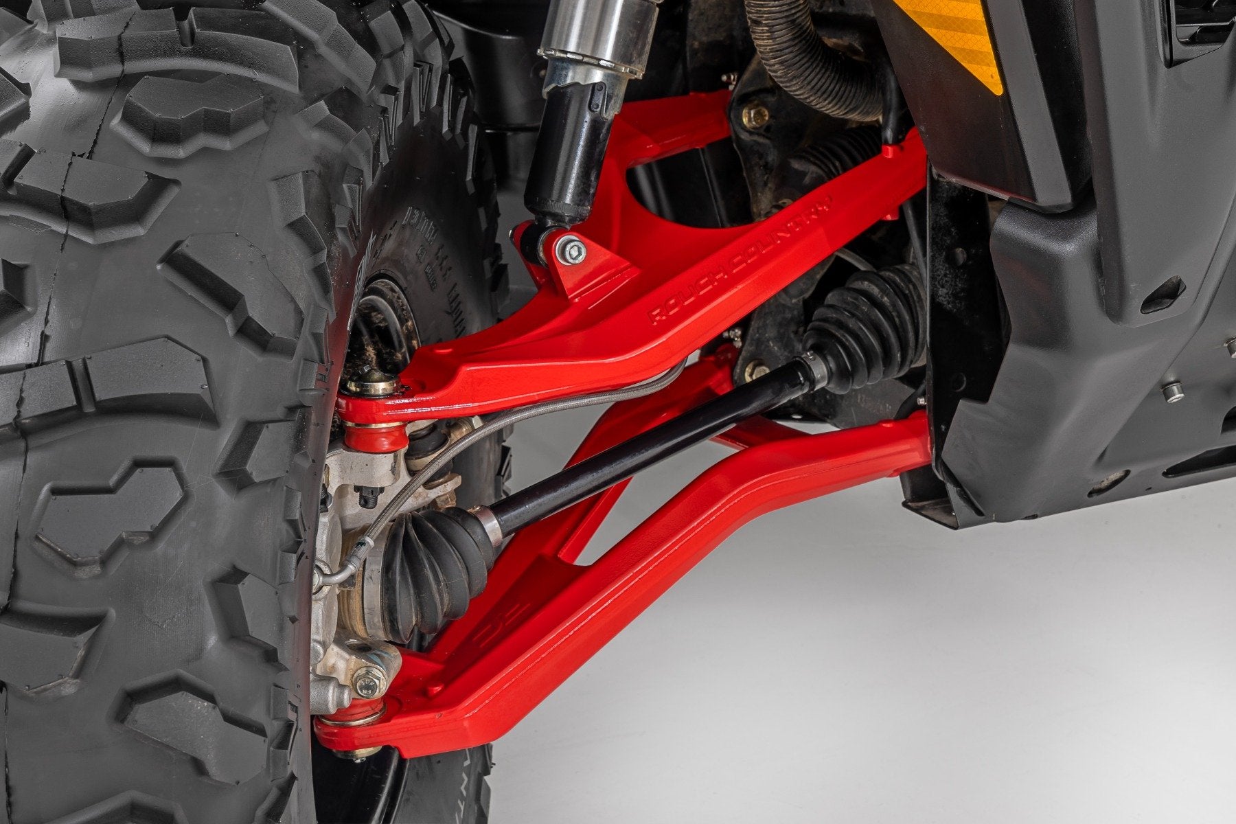 Rough Country 6" Lift Kit Gas Radius Arm V2 for Ford F250/F350 4wd 23-25 97041RED