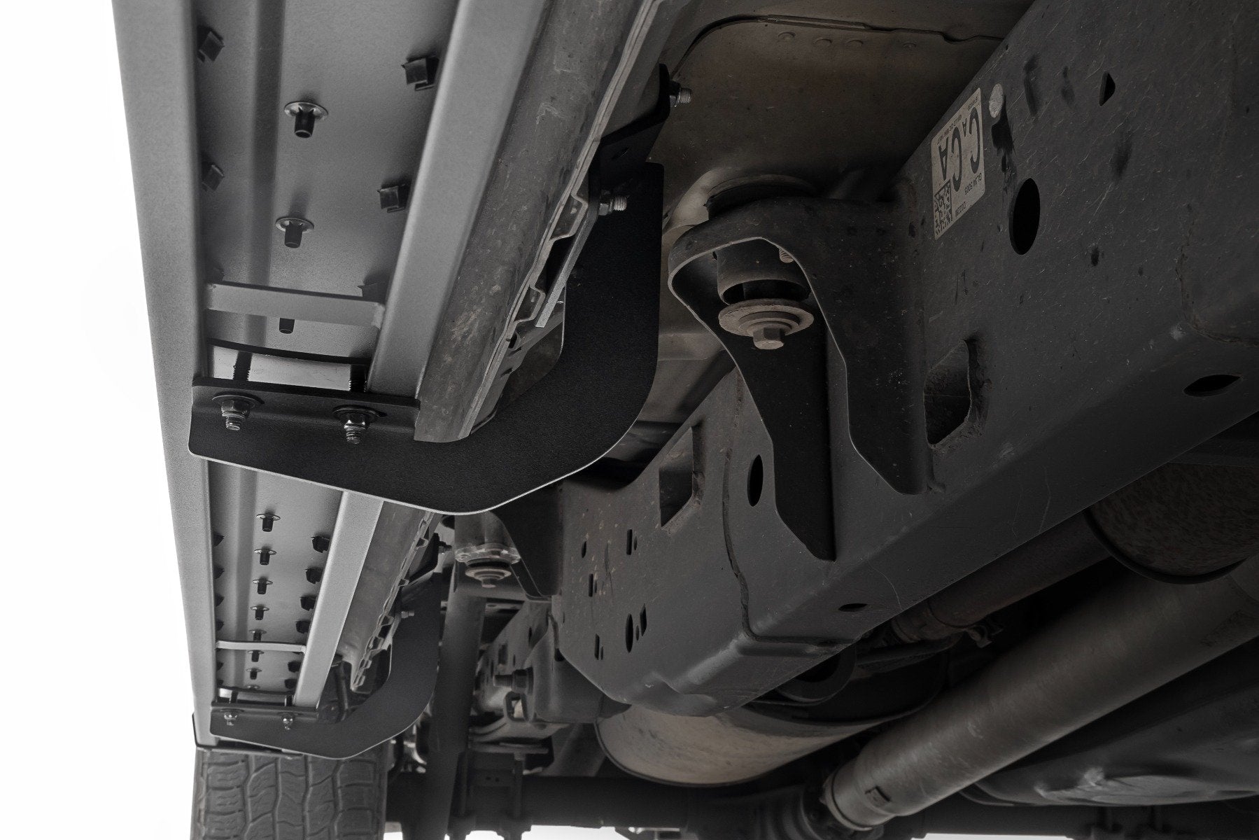 Rough Country BA2 Running Board | Side Step Bars | for Ford F-150/F-250/F-350 2WD/4WD (15-26) 41010A