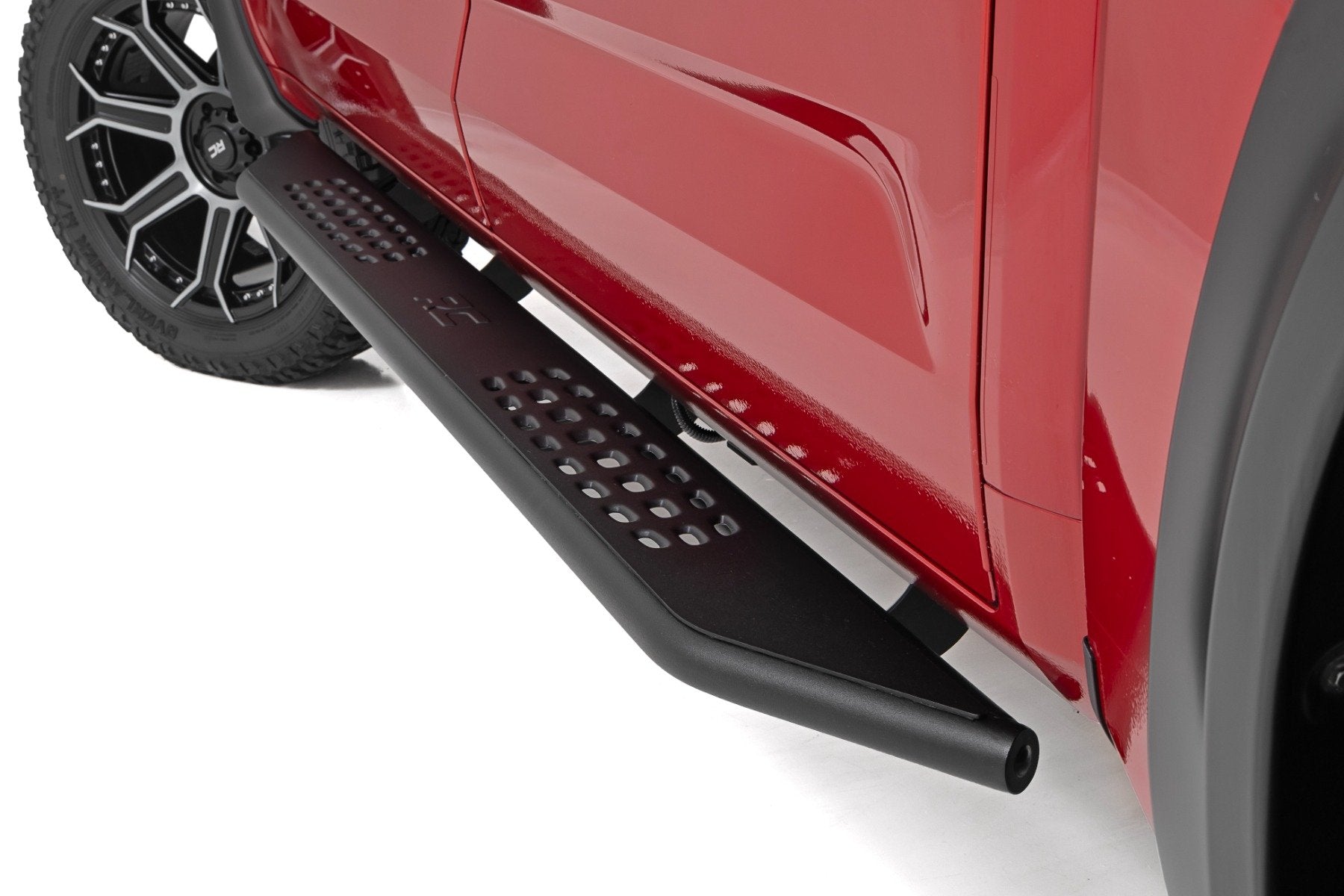 Rough Country OV2 Running Boards Side Step Bars Crew Cab Toyota Tundra 22-24 14006