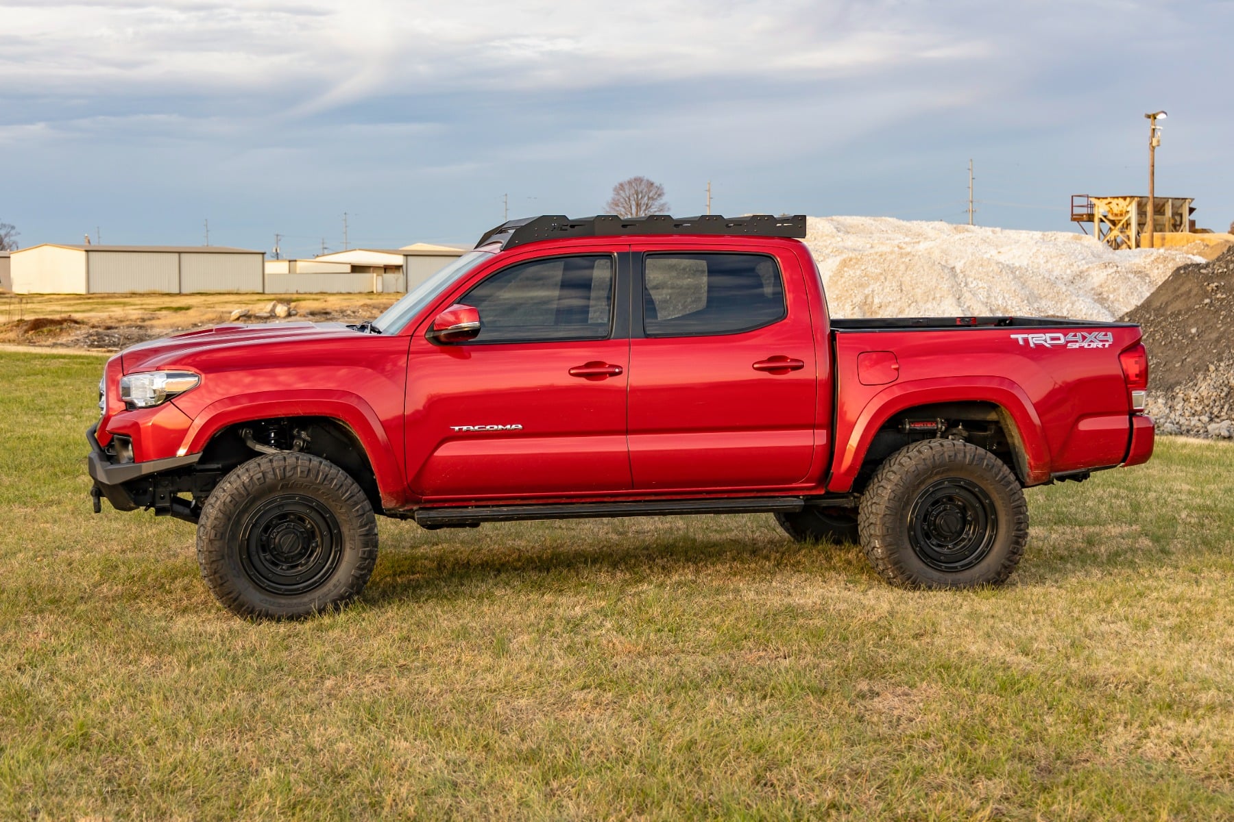 Rough Country Roof Rack w/ Front 40" LED Light for Toyota Tacoma Crew Cab 05-23 73107