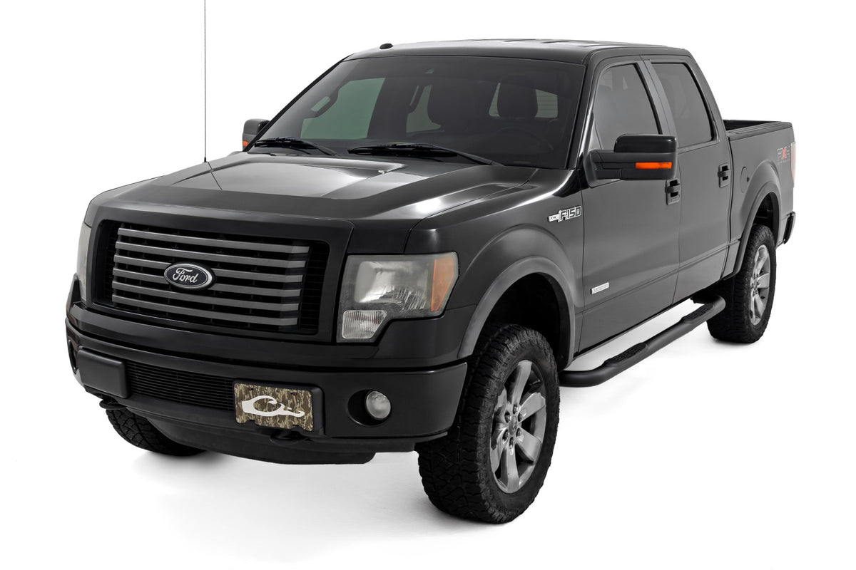 Rough Country Nerf Steps | 3-Inch Tube | Crew Cab | for Ford F-150 2WD/4WD 09-14 43006