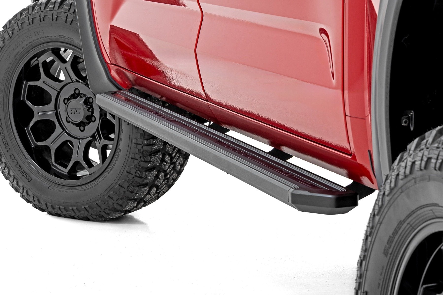 Rough Country Multi-Color LED Running Boards | CrewMax | for Toyota Tundra 2WD/4WD (2022-2025)