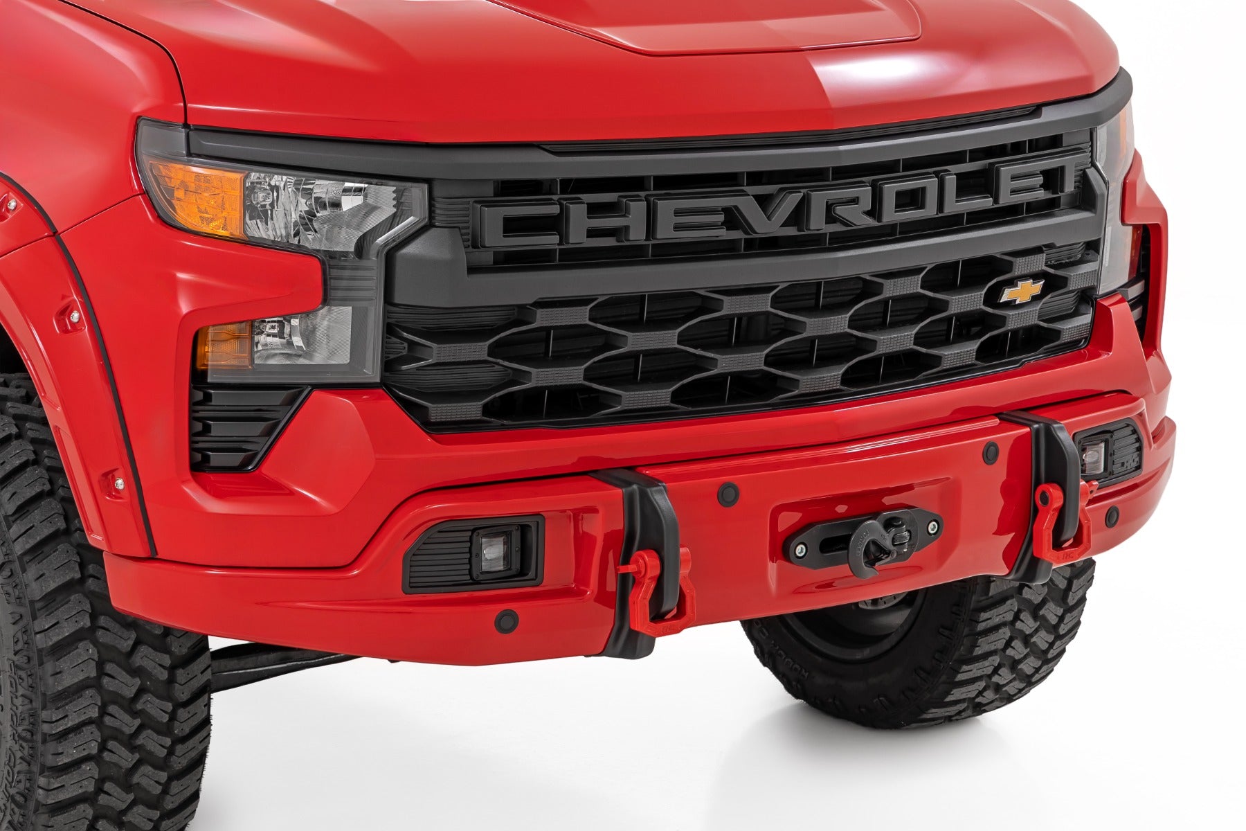 Rough Country GPA Graphite | 2023+ Silverado Metal Bumper / Plastic Cover 13006-GPA