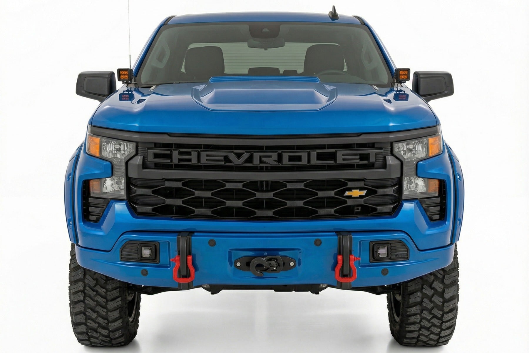 Rough Country Front FXS Bumper 12000S GJV Riptide Blue Chev Silverado 1500 23-26 13007-GJV