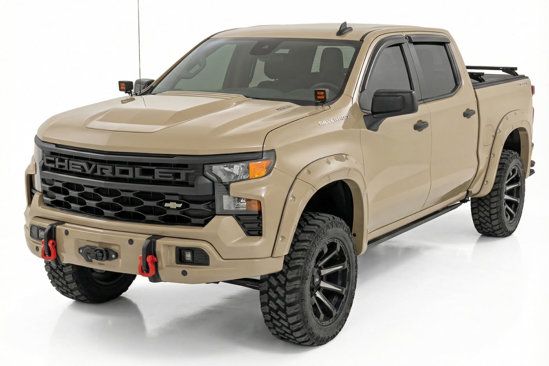 Rough Country Front FXS Bumper 12000S GTL Sand Dune Silverado 1500 23-26 13007-GTL