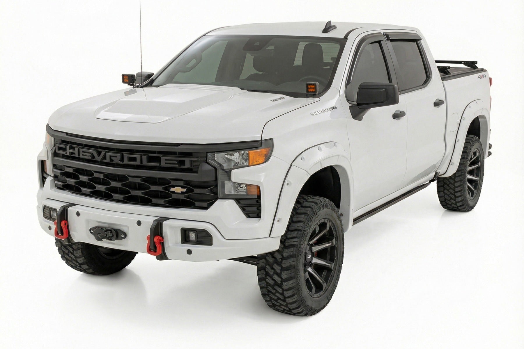 Rough Country Front FXS Bumper 12000S GAZ Summit White Silverado 1500 23-26 13007-GAZ