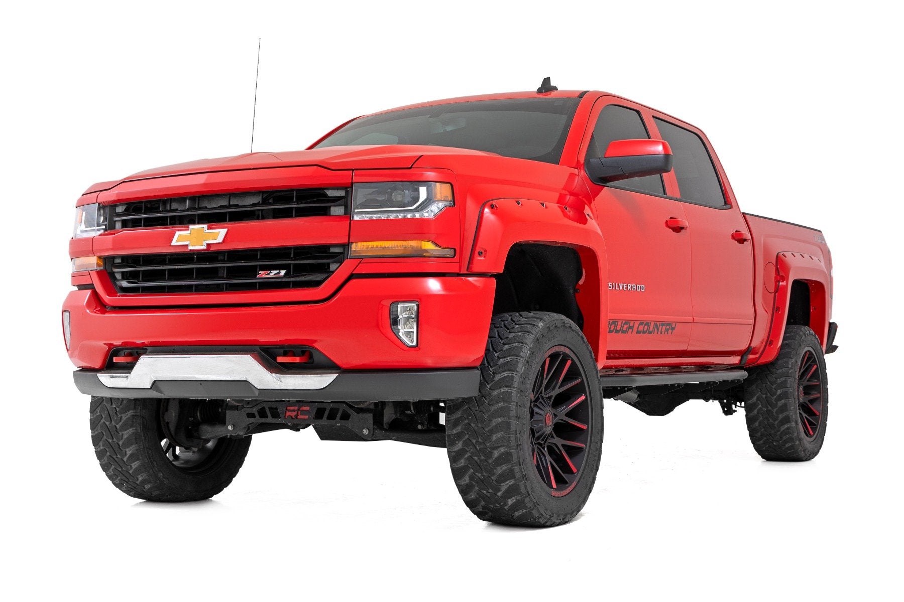 Rough Country OV2 Running Board Side Step Crew Cab GM 1500 07-18 2500/3500 14010