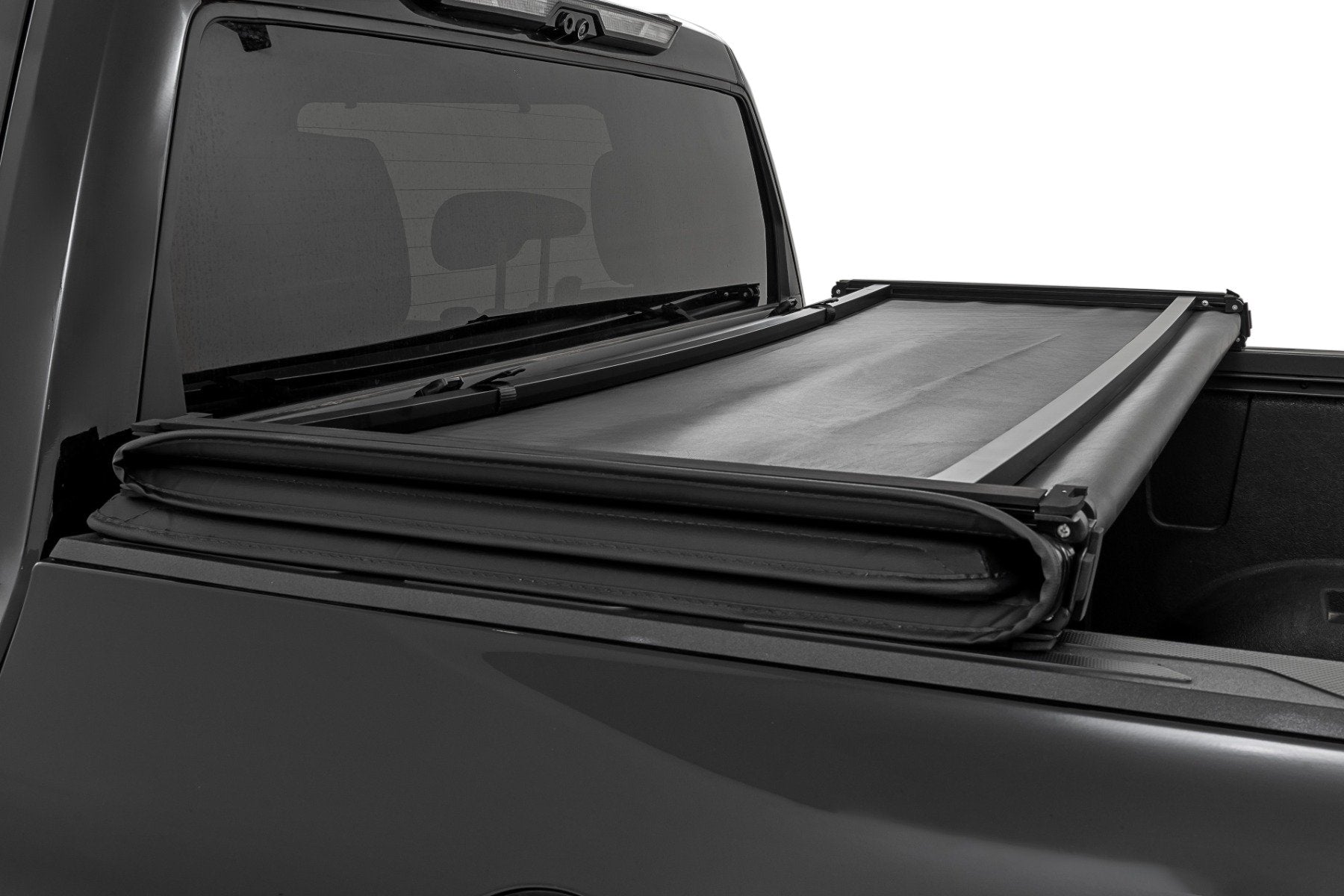 Rough Country Soft Tri-Fold Bed Cover 6'7" Bed for Toyota Tundra 2022-2025 41419660A