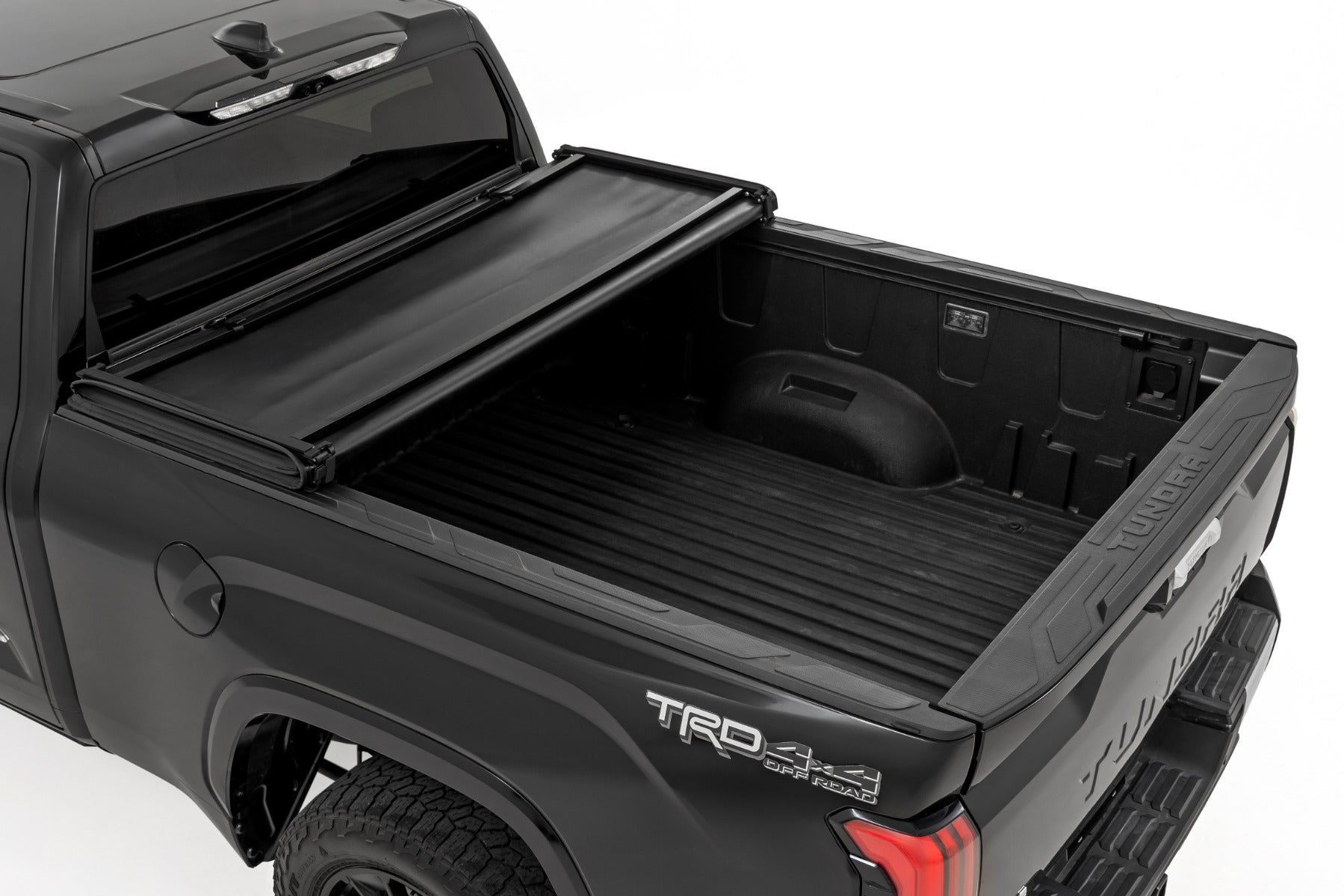 Rough Country Soft Tri-Fold Bed Cover 6'7" Bed for Toyota Tundra 2022-2025 41419660A