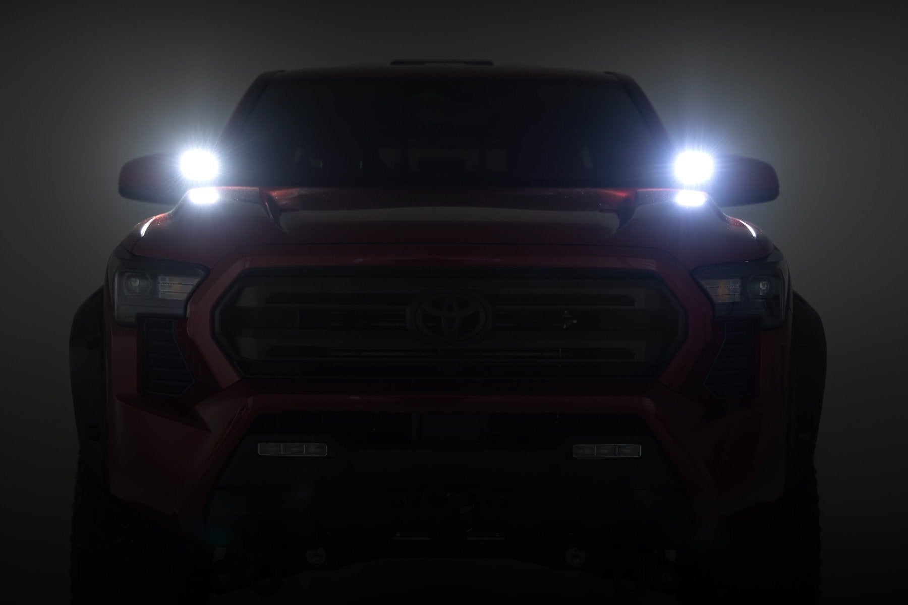 Rough Country LED Kit Ditch Mount Black Series 3.5" Amber DRL Tacoma 2024 72106