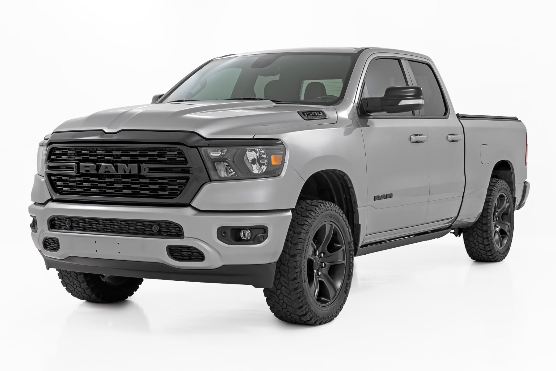 Rough Country Power Running Boards HT-Series Quad Cab for Ram 1500 19-25/TRX ESR61925