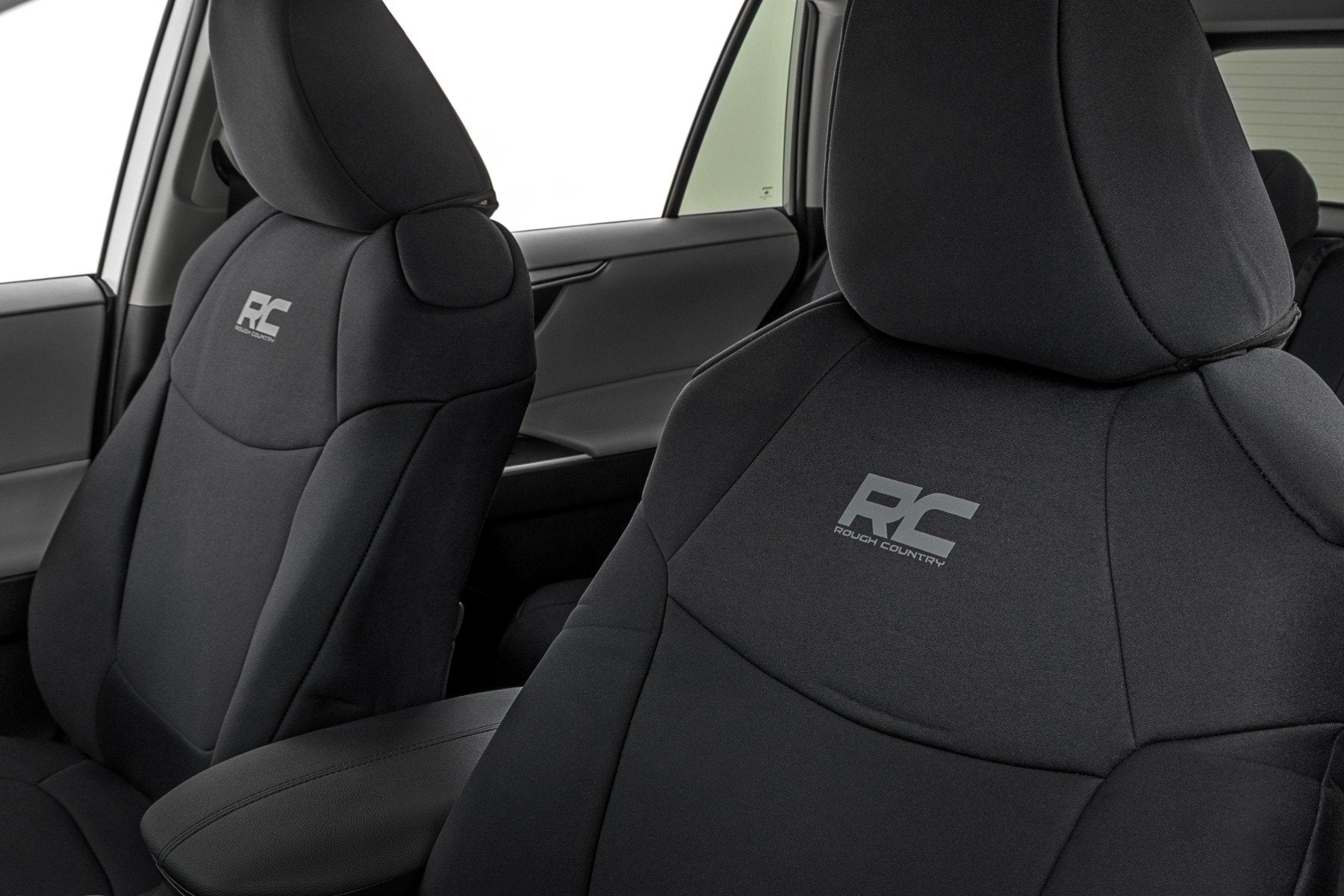 Rough Country Seat Covers | Front & Rear | for Toyota Rav4 2WD/4WD (2019-2025) 91064