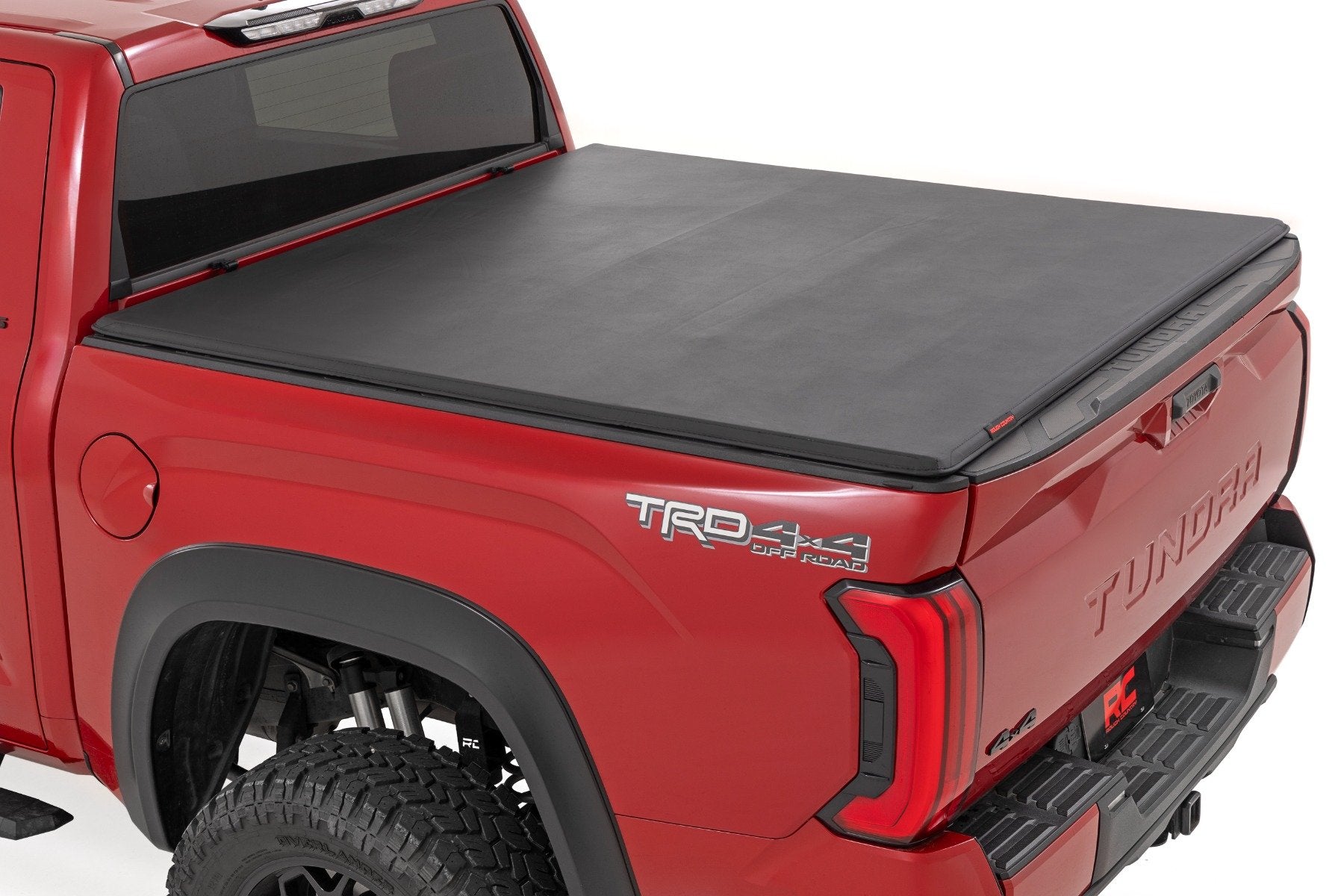 Rough Country Soft Tri-Fold Bed Cover 5'7" Bed for Toyota Tundra 22-25 41419560A