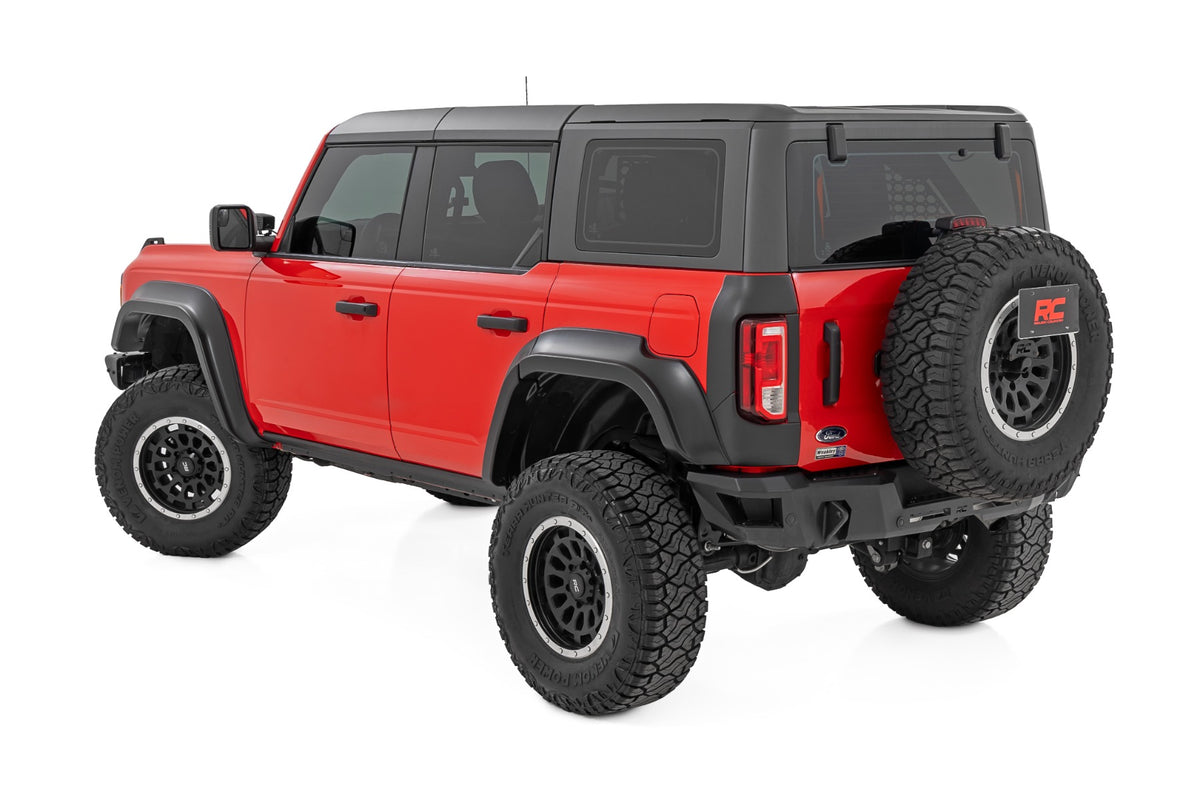 Rough Country Fender Flares | DR Avalanche | for Ford Bronco 4WD 21-26 O-F12124-DR