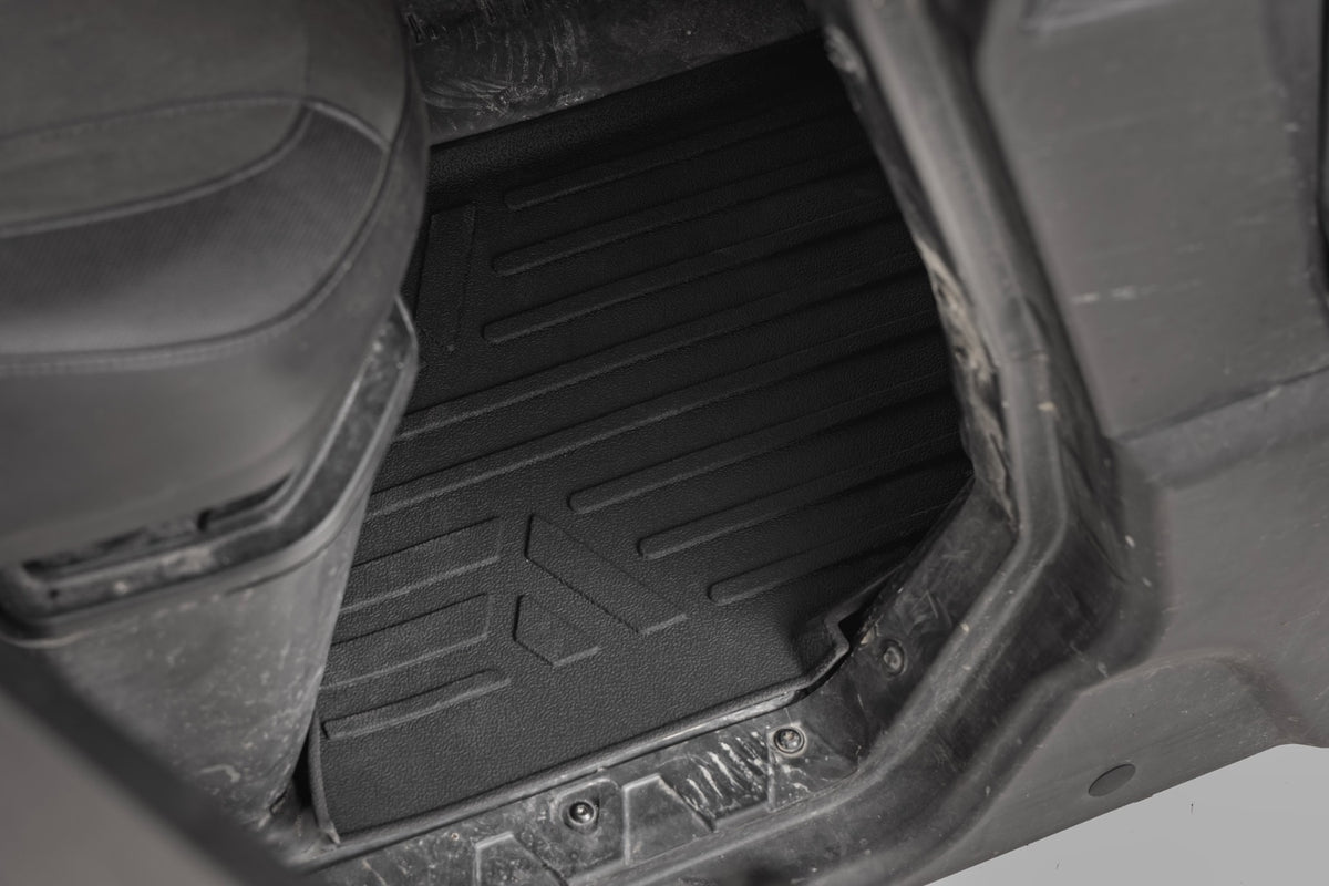 Rough Country Floor Mats | Rear | Can-Am Defender HD5/HD7/HD8/HD9/HD10 U-1102