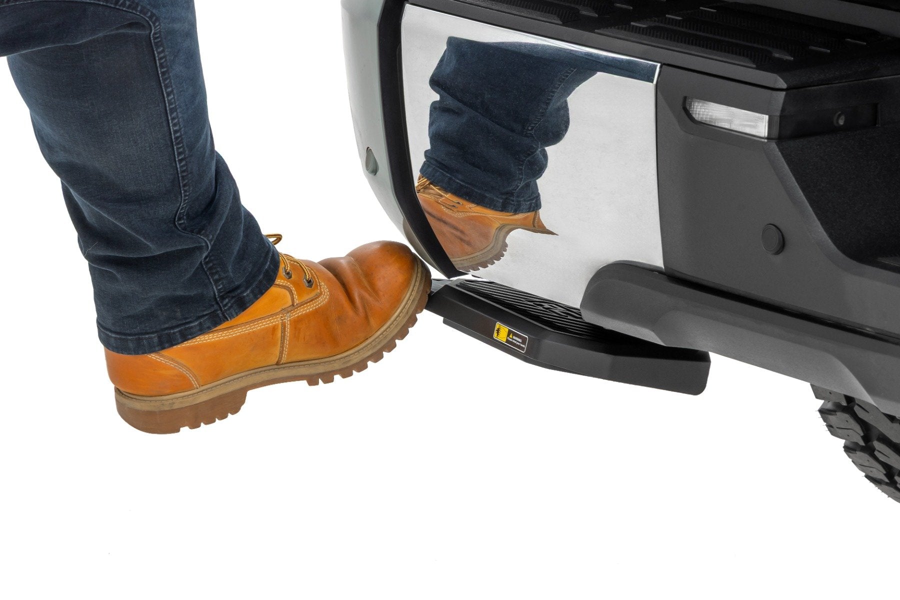 Rough Country Retractable Bed Step | Manual Pull | for Toyota Tundra 2WD/4WD (2022-2025) PW049817