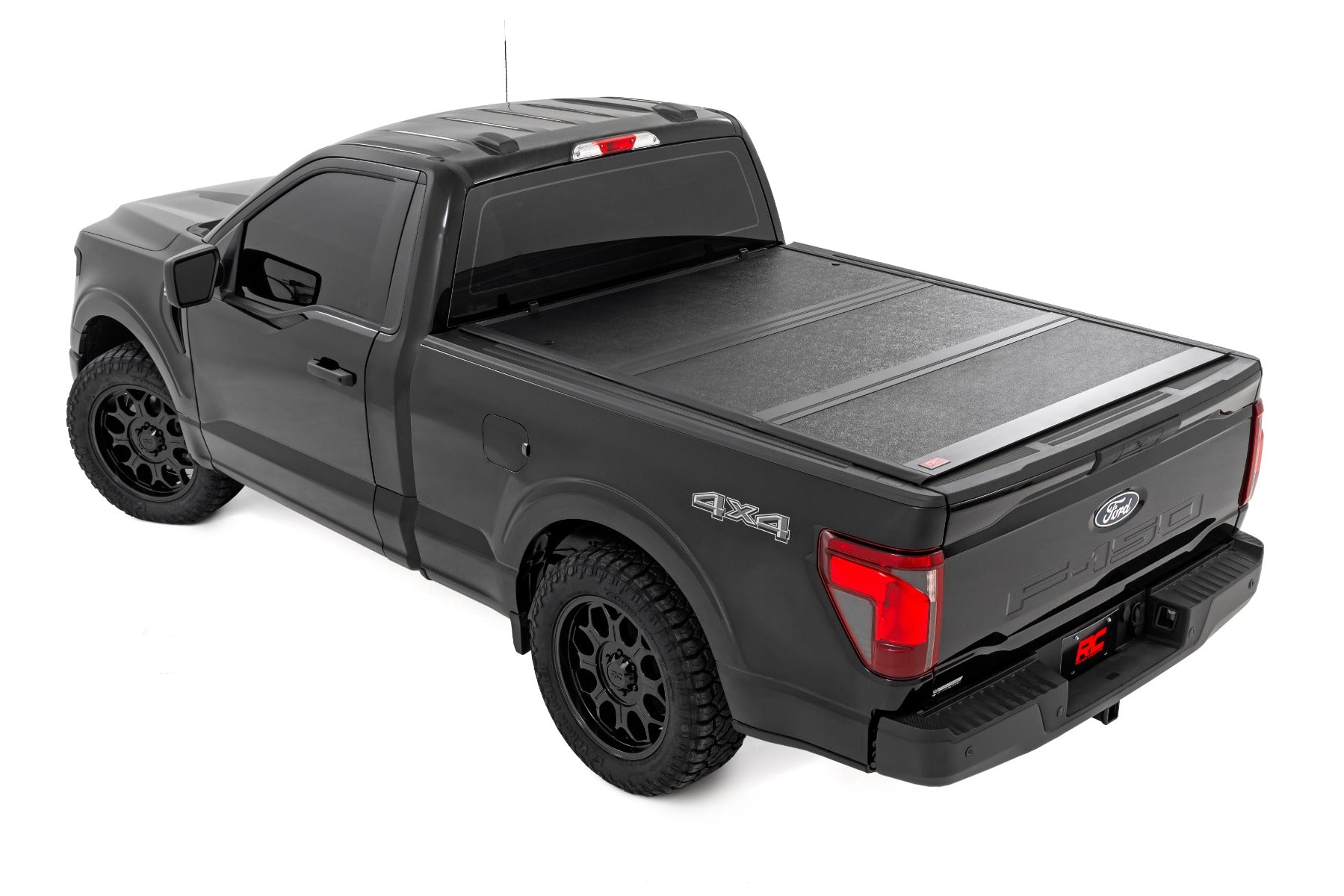 Rough Country Hard Low Profile Bed Cover | 6'7" Bed | for Ford F-150 2WD/4WD (2015-2020) 47229650_A
