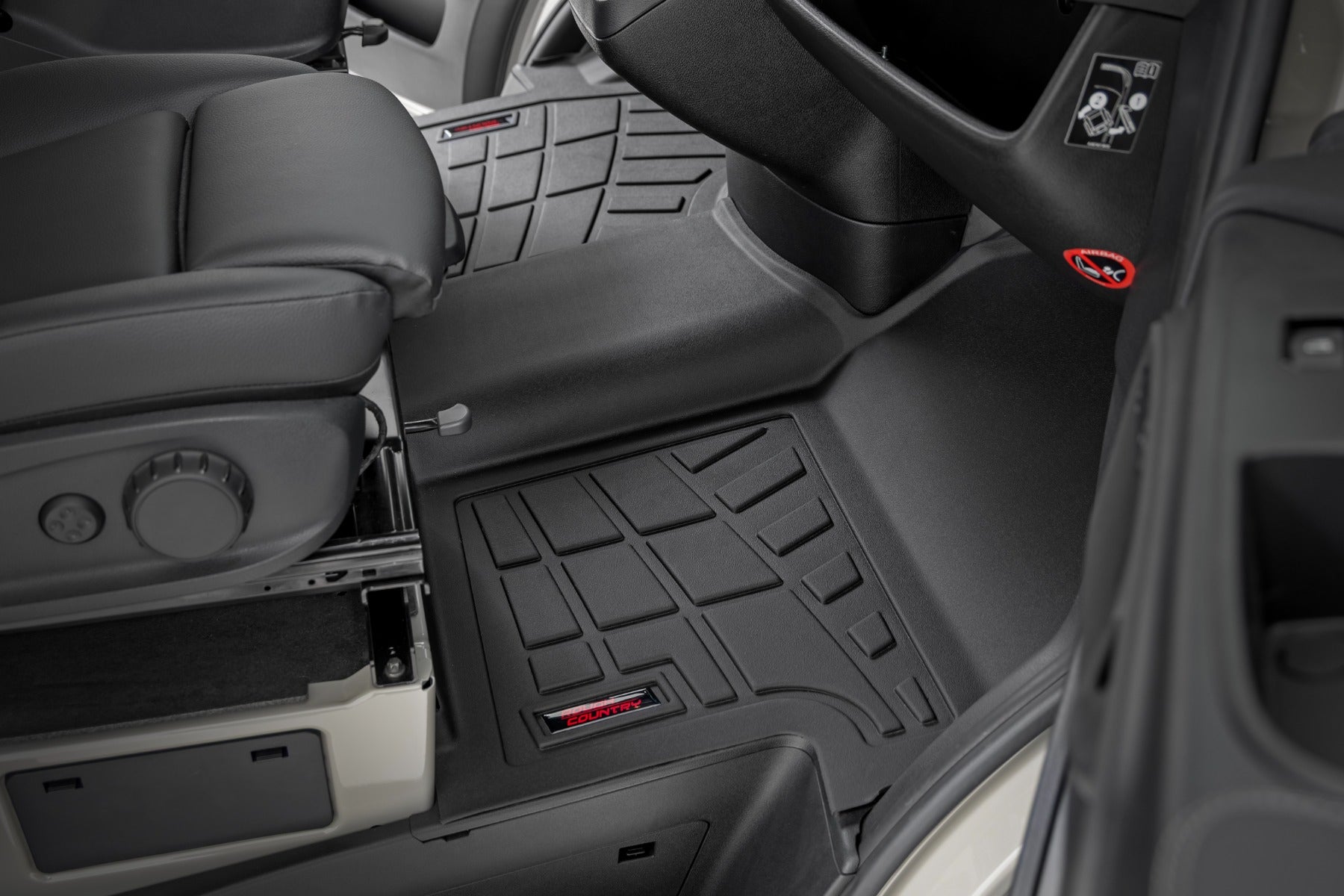 Rough Country Sure-Fit Floor Mats | Front | for Mercedes-Benz Sprinter Van 19-25 SM91901
