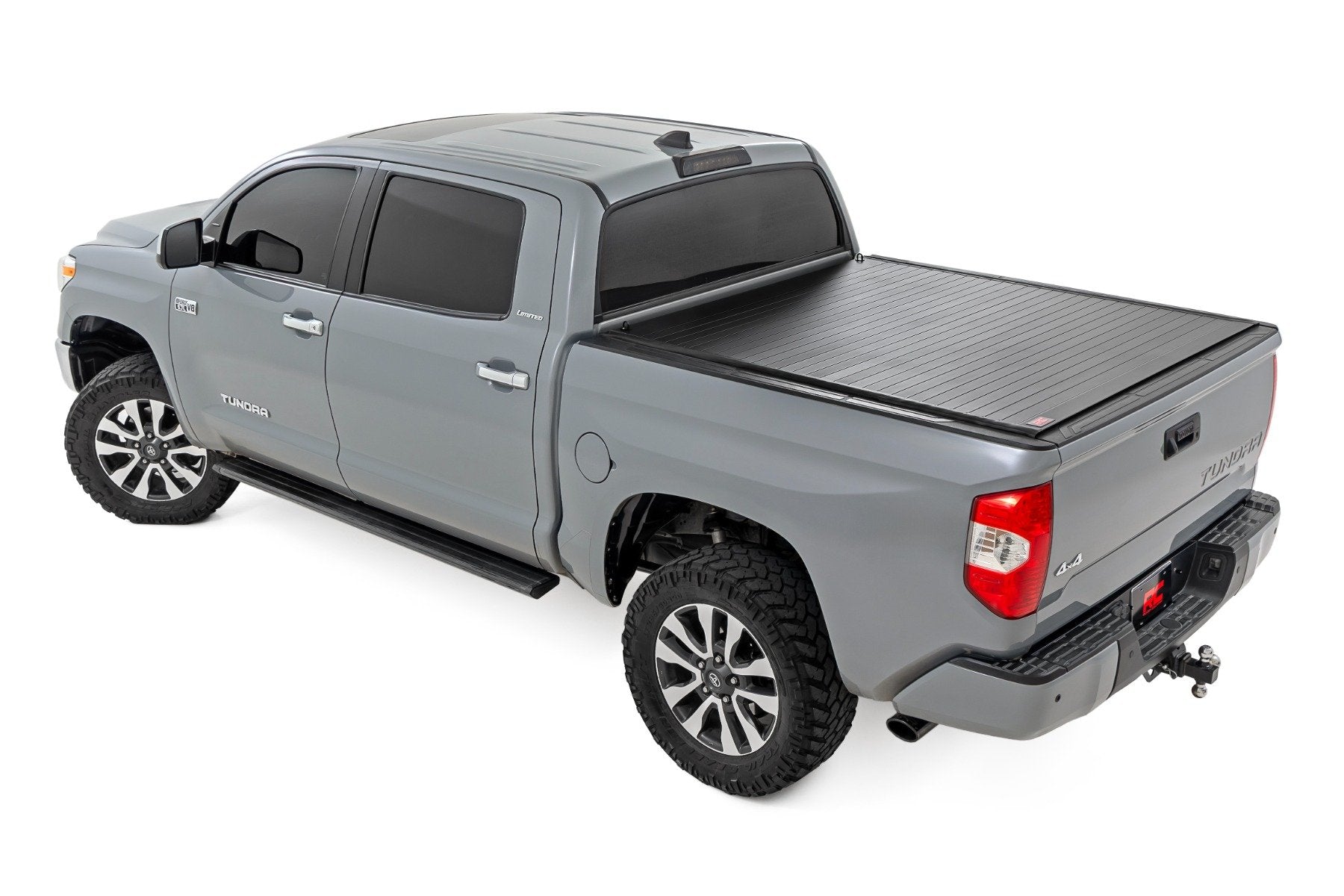 Rough Country Hard Roll Up Bed Cover | 5'7" Bed | for Toyota Tundra (07-21)