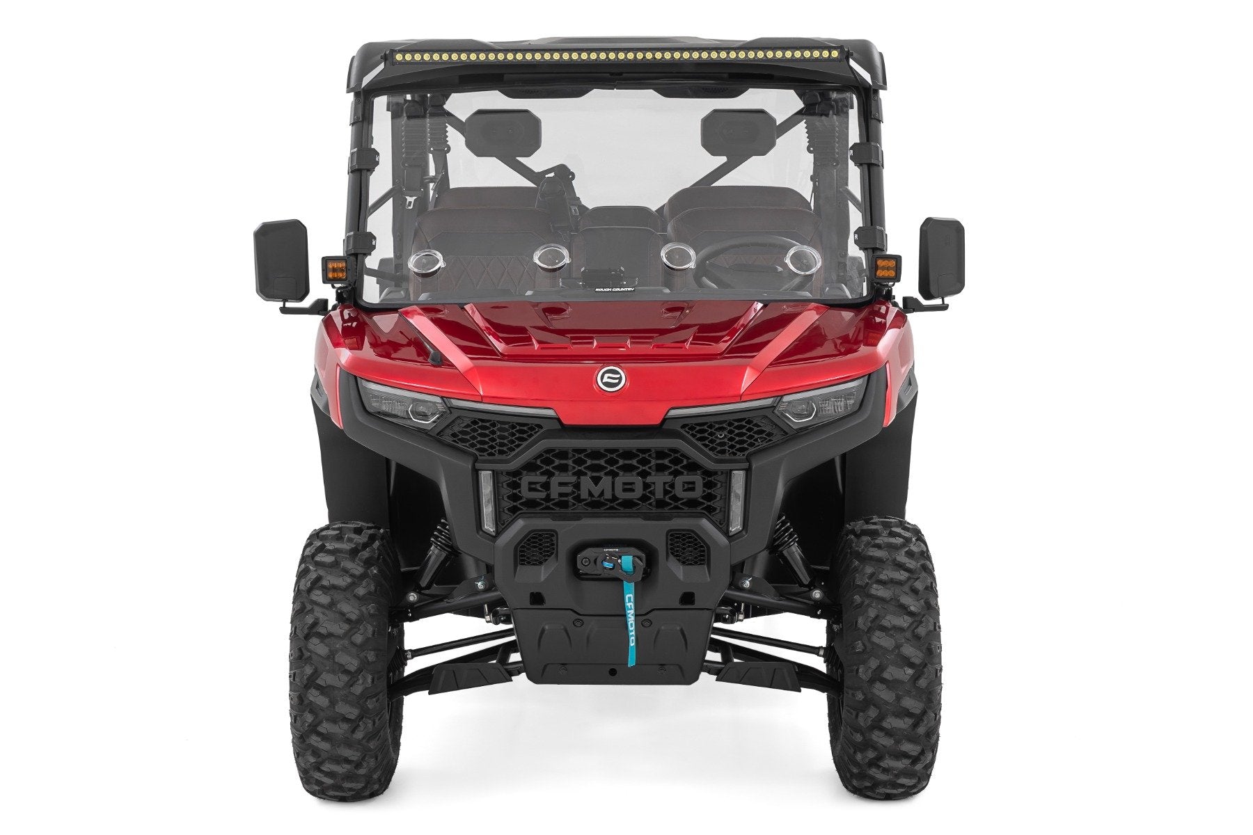 Rough Country LED Light Mount | 50" Spectrum Series Single Row | CFMOTO UFORCE U10 Pro 71214