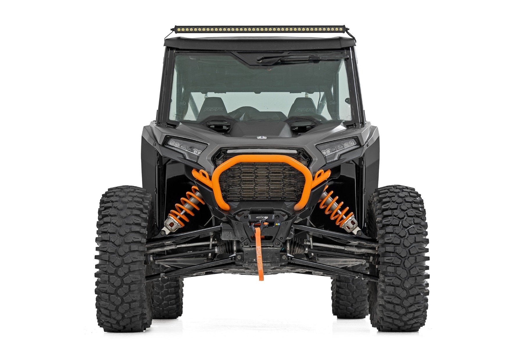 Rough Country LED Light Kit Front Mount 40" Spectrum Single Row Polaris RZR XP 4 1000 2024 93181
