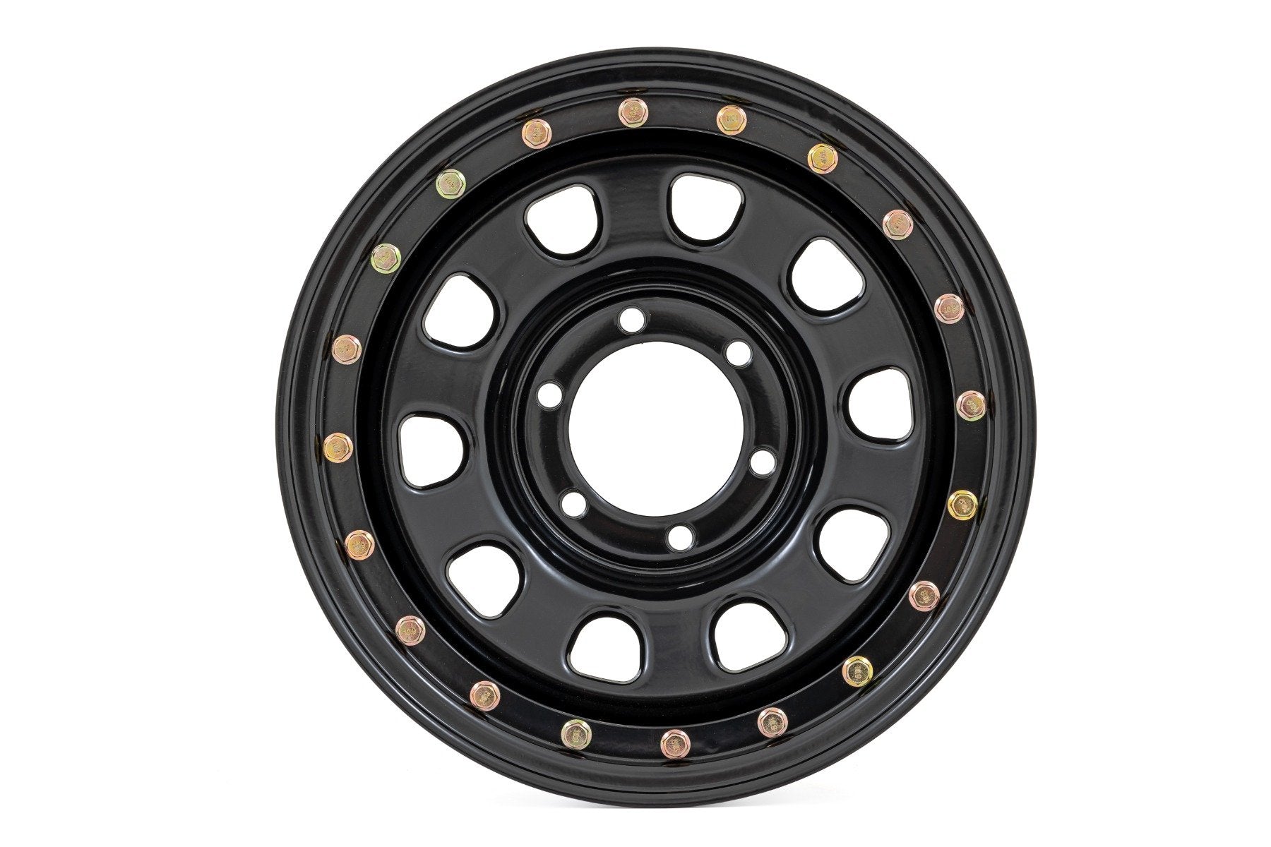 Steel Simulated Bead Lock Black 15x10 5x4.5 3.30 Bore -39 RC51-5165SL