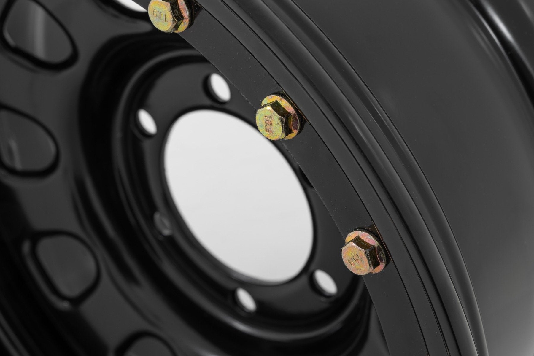 Steel Simulated Bead Lock Black 15x10 5x4.5 3.30 Bore -39 -3