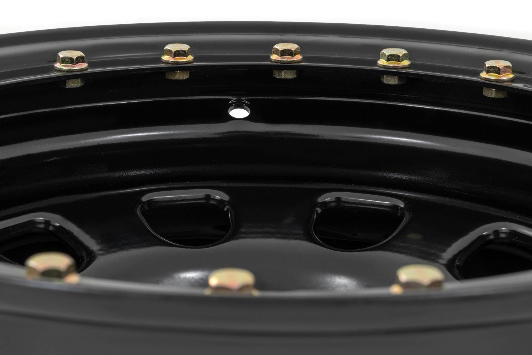 Steel Simulated Bead Lock Black 15x10 5x4.5 3.30 Bore -39 -4