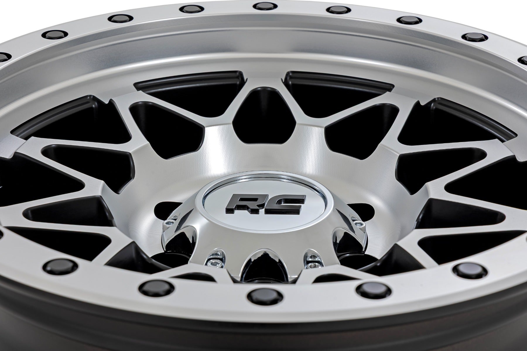 Rough Country 78 Series Wheel Simulated Beadlock Full Machine 17x8.5 | 5x5 | 0mm 78170918C
