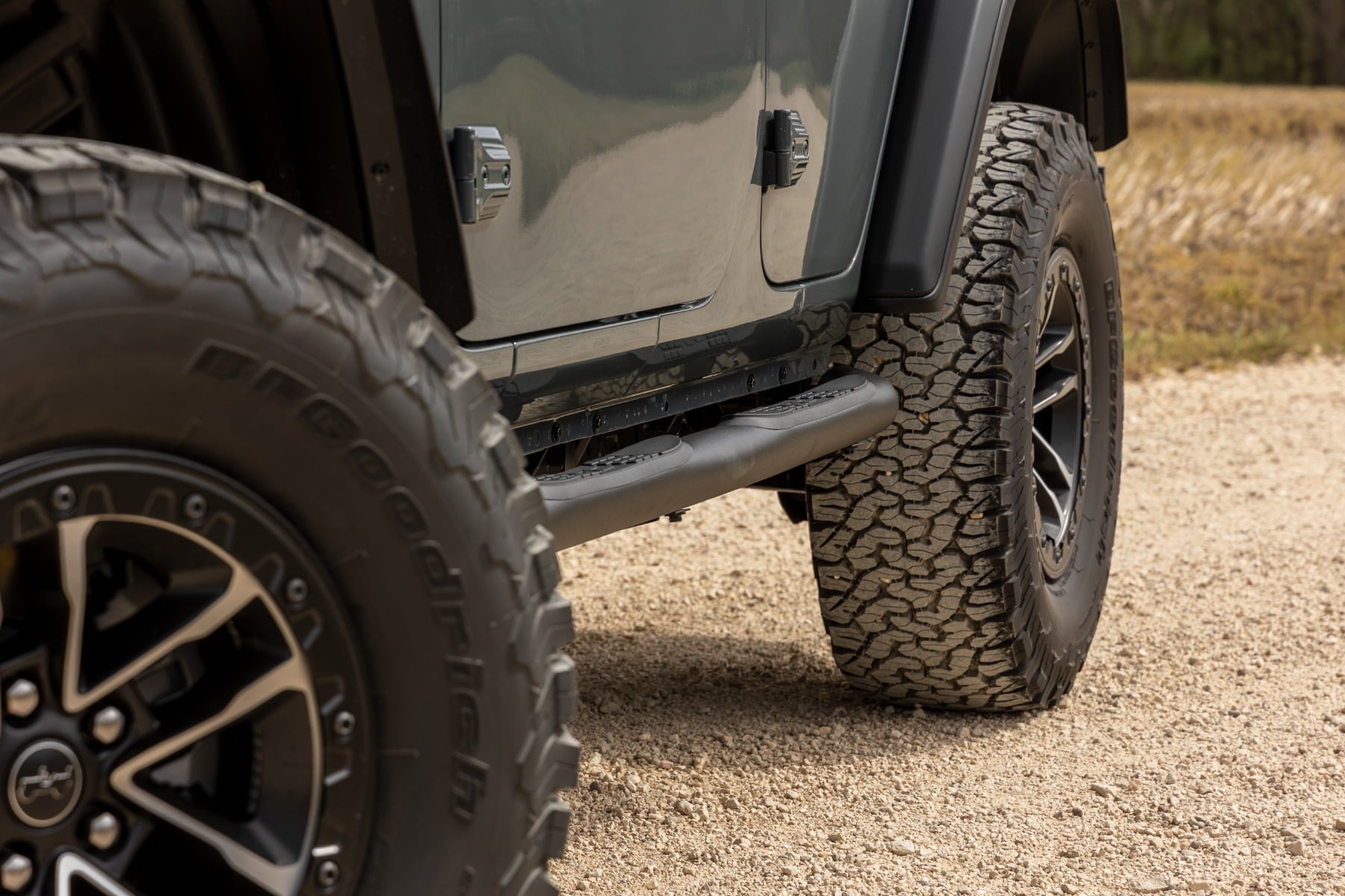 Rough Country Nerf Steps 3" Tube 4 Door for Jeep Wrangler Unlimited 2018-2026 43010