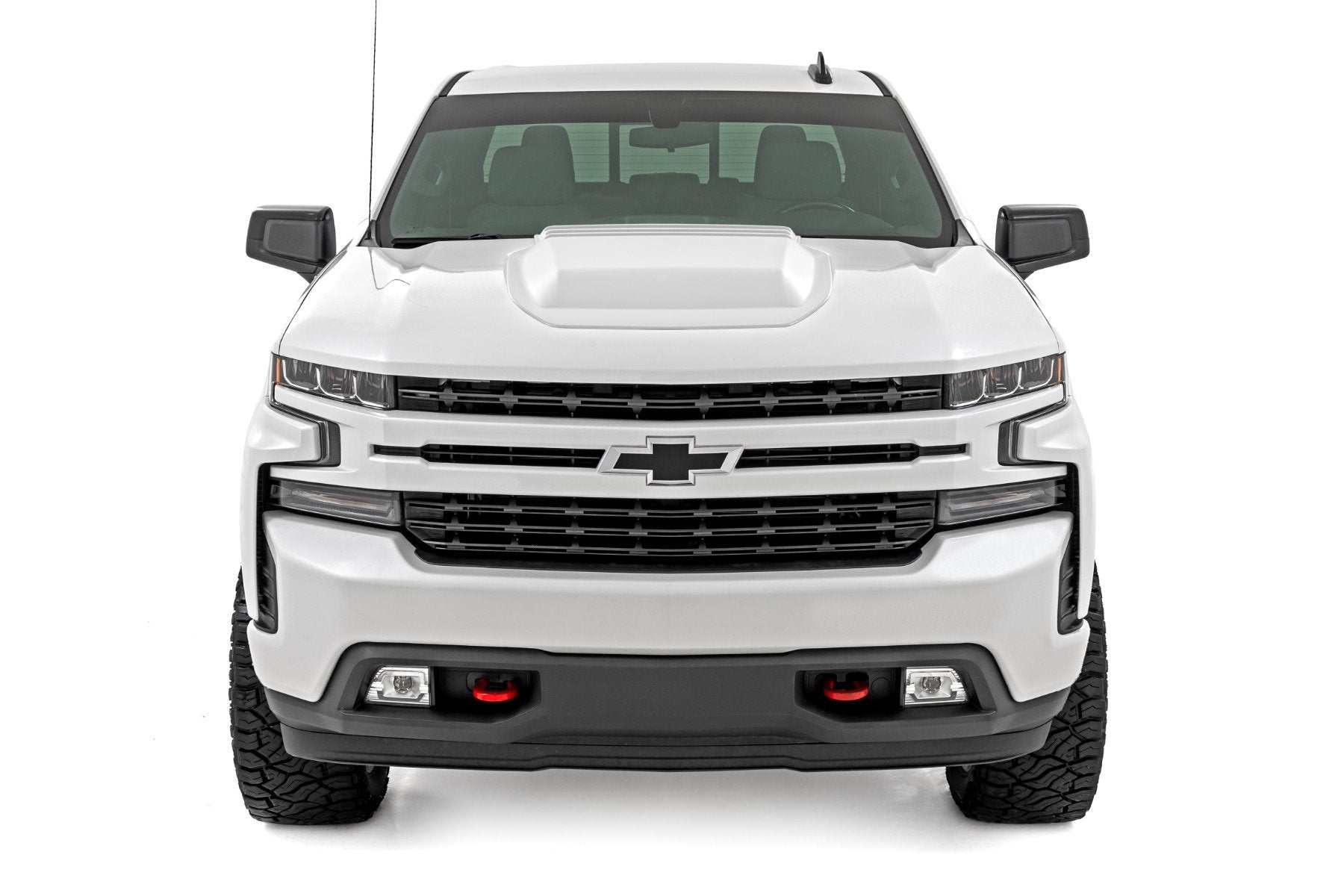 Rough Country Hood Scoop GAZ Summit White 19-24 Silverado 1500 HS10010-GAZ