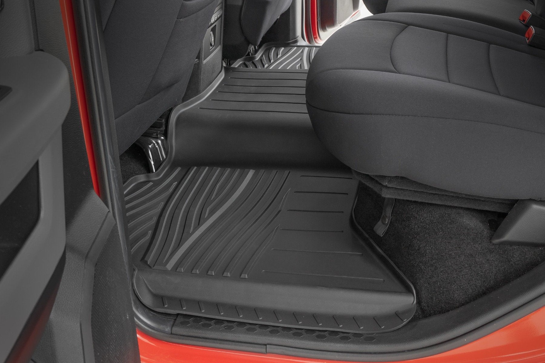 Rough Country Flex-Fit Floor Mats FR & RR Crew Cab for Ram 1500 09-18 & Classic FF-31213