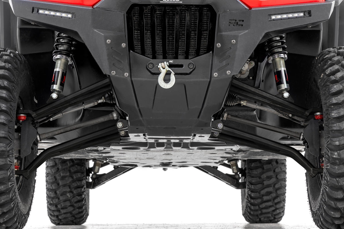 Rough Country High Clearance Control Arms w/ 2" Offset for Honda Pioneer 1000-6 92093BLK