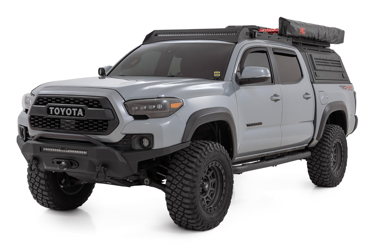 Rough Country Nerf Steps | 3" Tube | Double Cab | for Toyota Tacoma (2005-2023) 43003