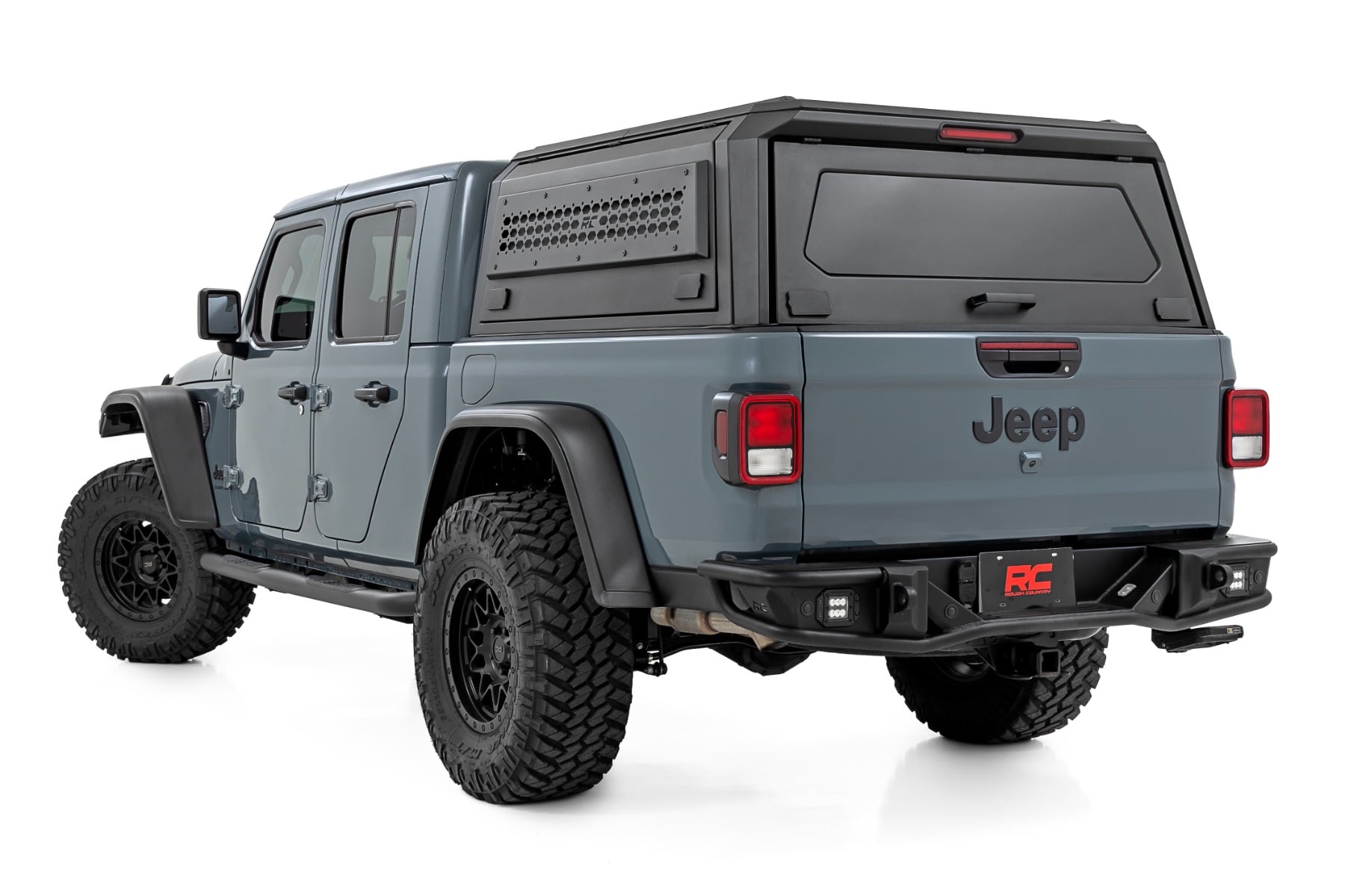 Rough Country Nerf Steps | 3" Tube | for Jeep Gladiator JT 4WD (2020-2026) 43005