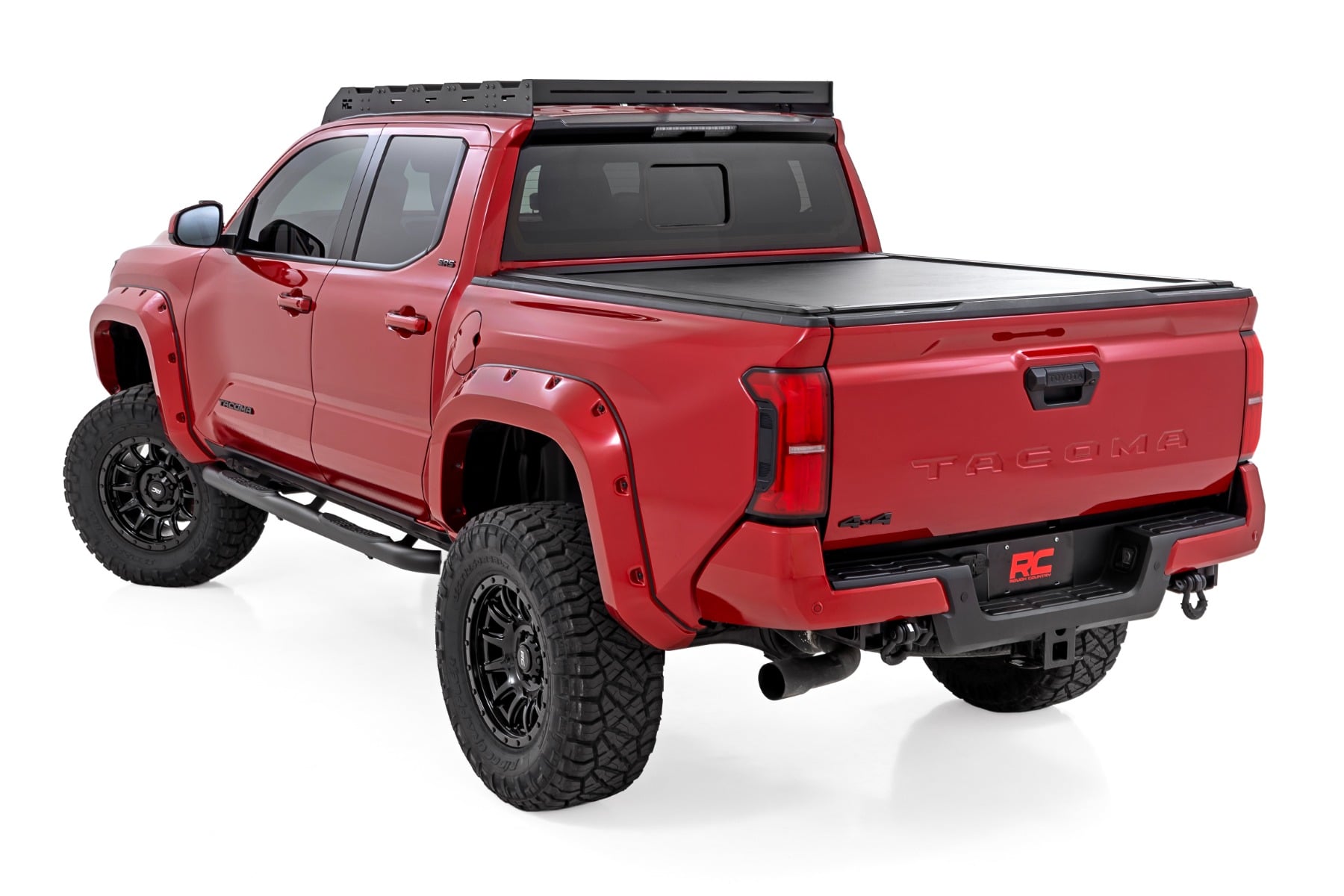 Rough Country Nerf Steps | 3" Tube | Double Cab | for Toyota Tacoma 2024-2026 43001