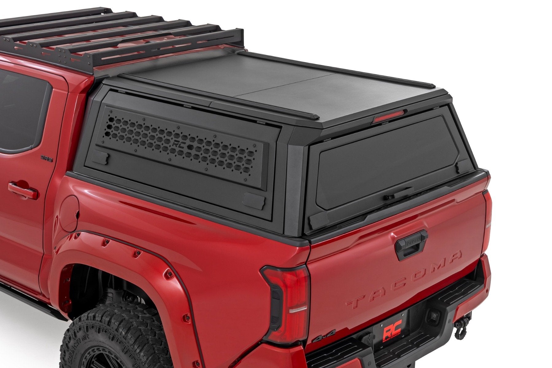 Rough Country Truck Bed Cap | Modular | 5' Bed | for Toyota Tacoma 2WD/4WD (2024-2026) 73407