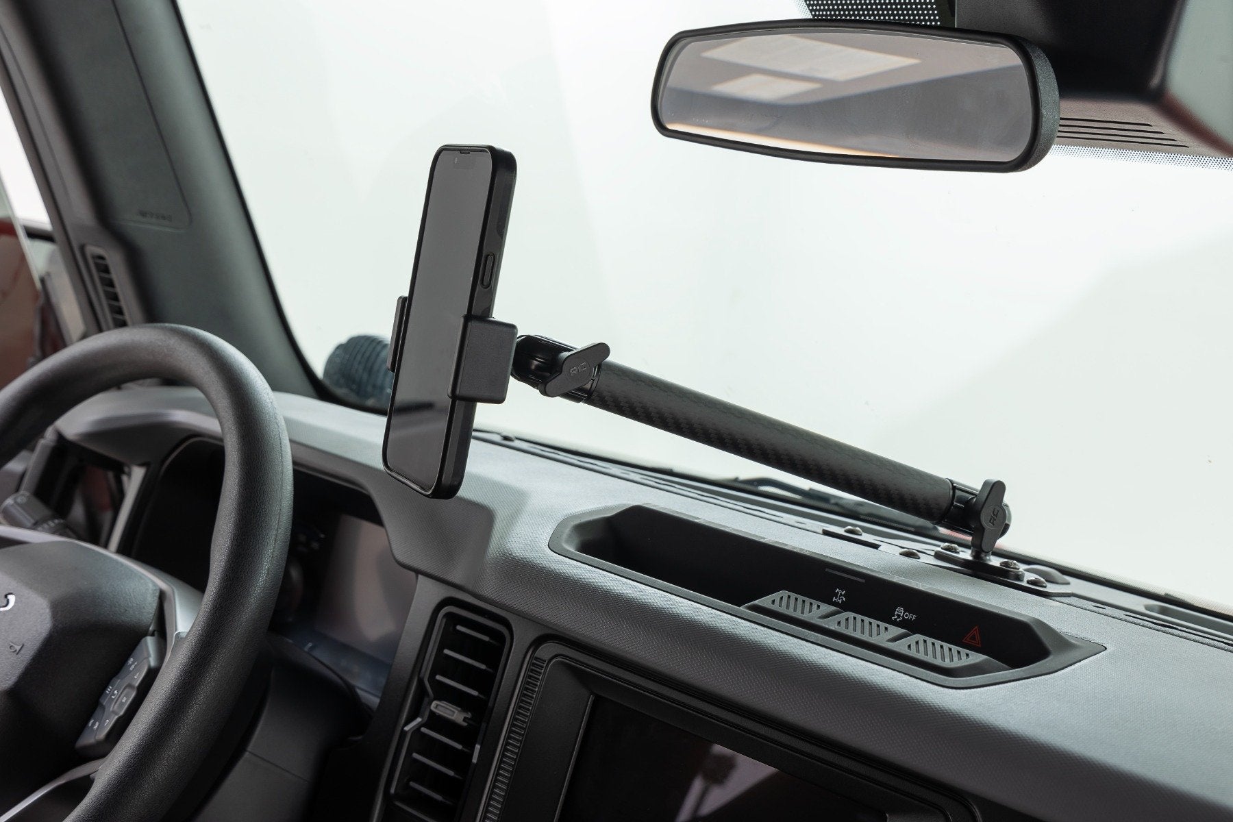 Rough Country Dash Mount | 10" Non-Mag Safe Mount Kit | for Ford Bronco 4WD (2021-2025)