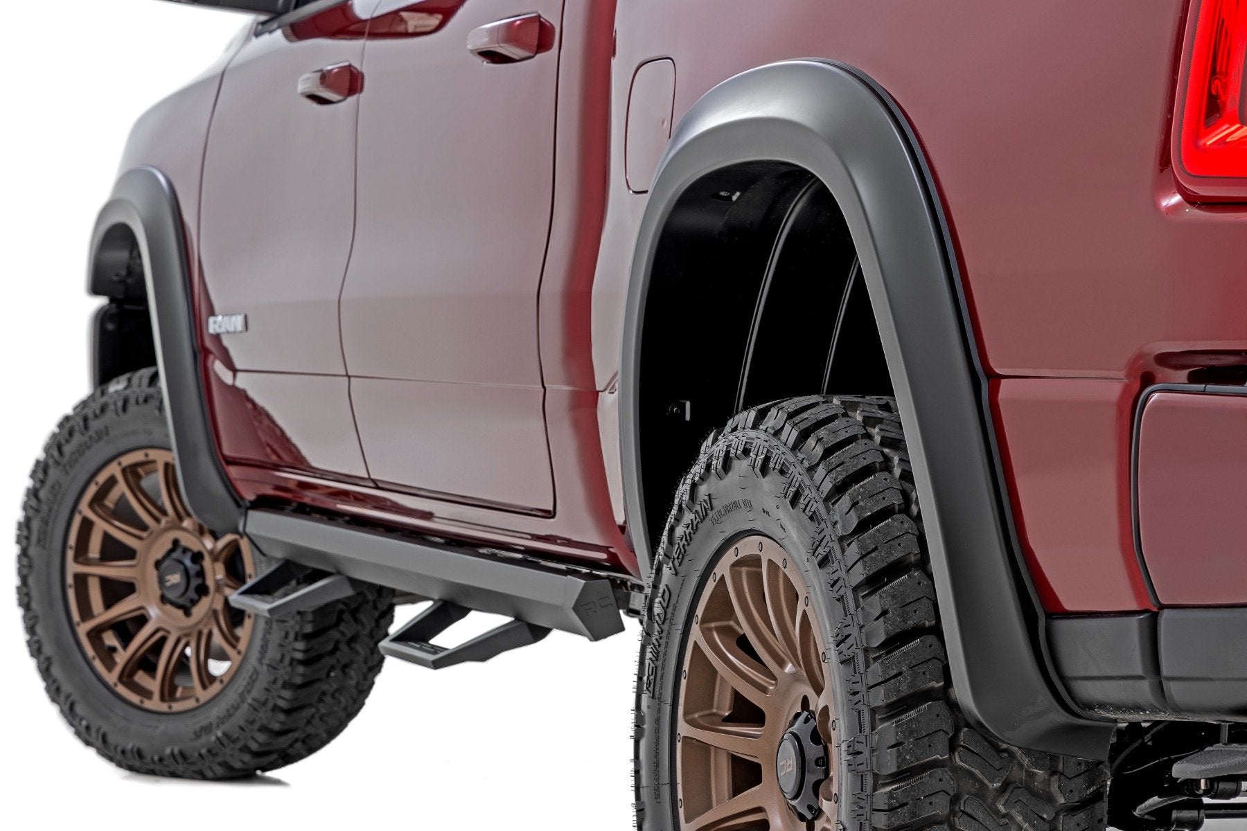 Rough Country Fender Flares Sport Gloss Black Ram 1500 2025 S-D319205-RCGB