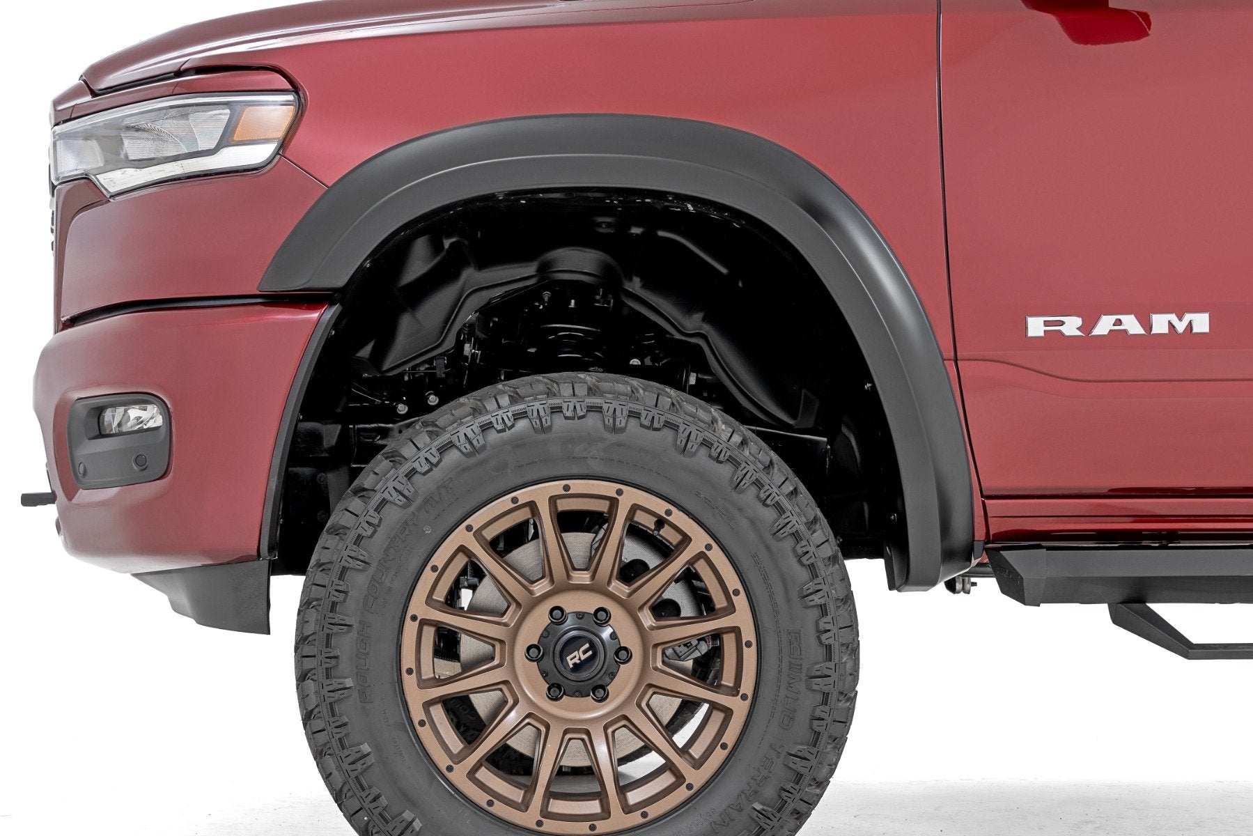 Rough Country Fender Flares | Sport | PSE Silver Zynith | for Ram 1500 25-26 S-D319205-PSE