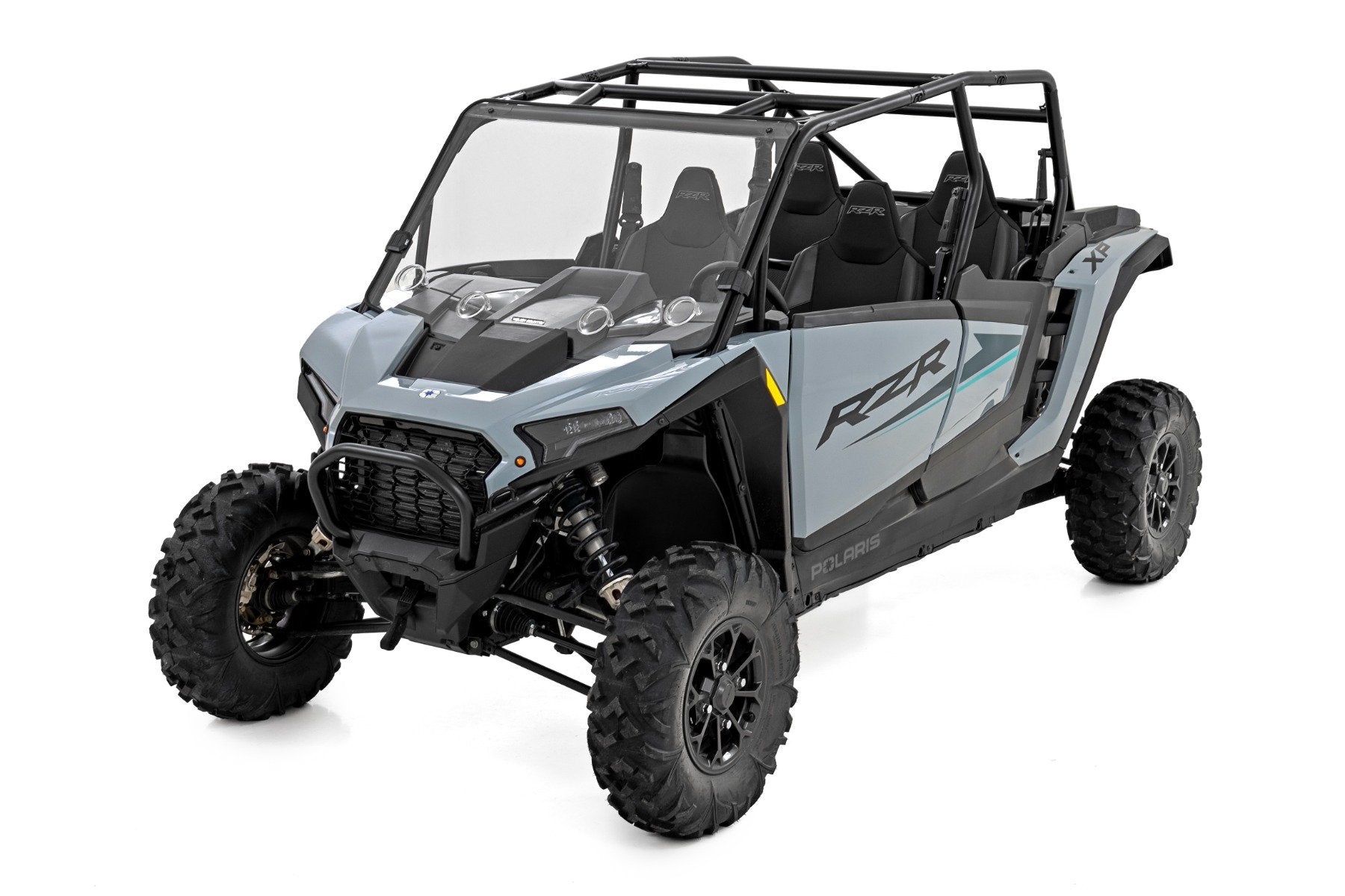 Rough Country Vented Full Windshield | Scratch Resistant |  Polaris RZR XP4 1000